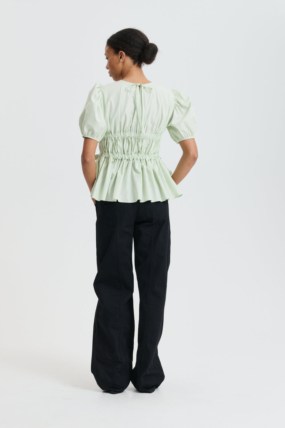 CBFREYA | TOP COTTON PALE GREEN