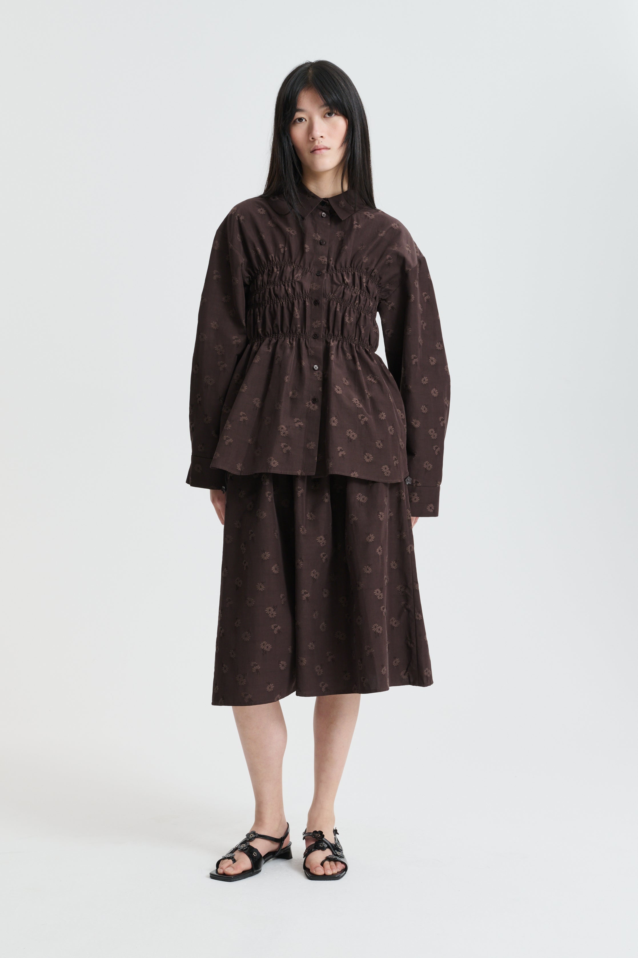 CBBRAXTON | SHIRT DITSY BELLIS BROWN