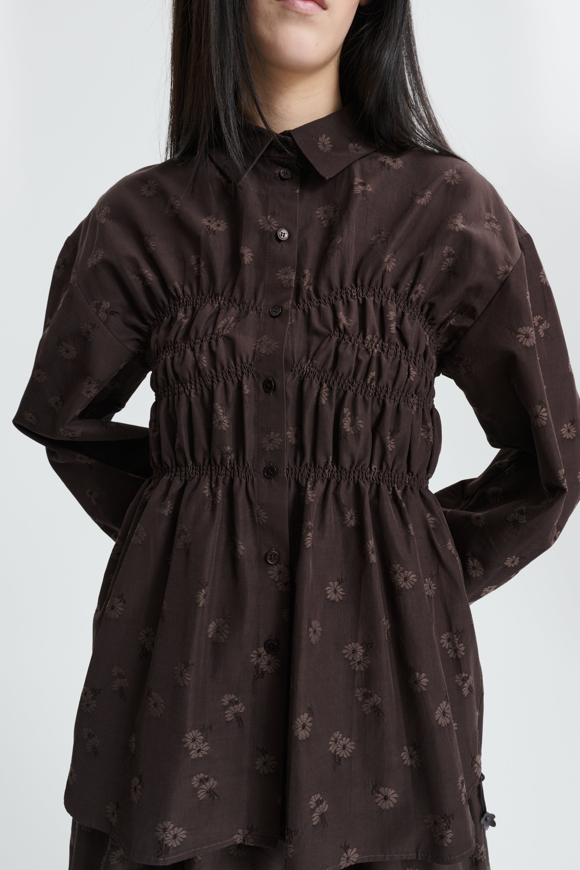 CBBRAXTON | SHIRT DITSY BELLIS BROWN