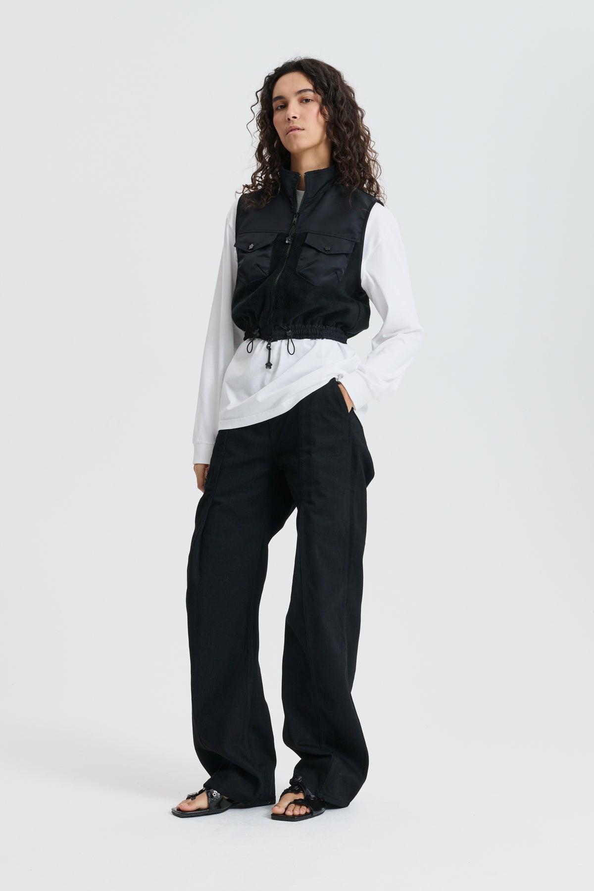 CBCASPEN | VEST SOFT FLEECE BLACK