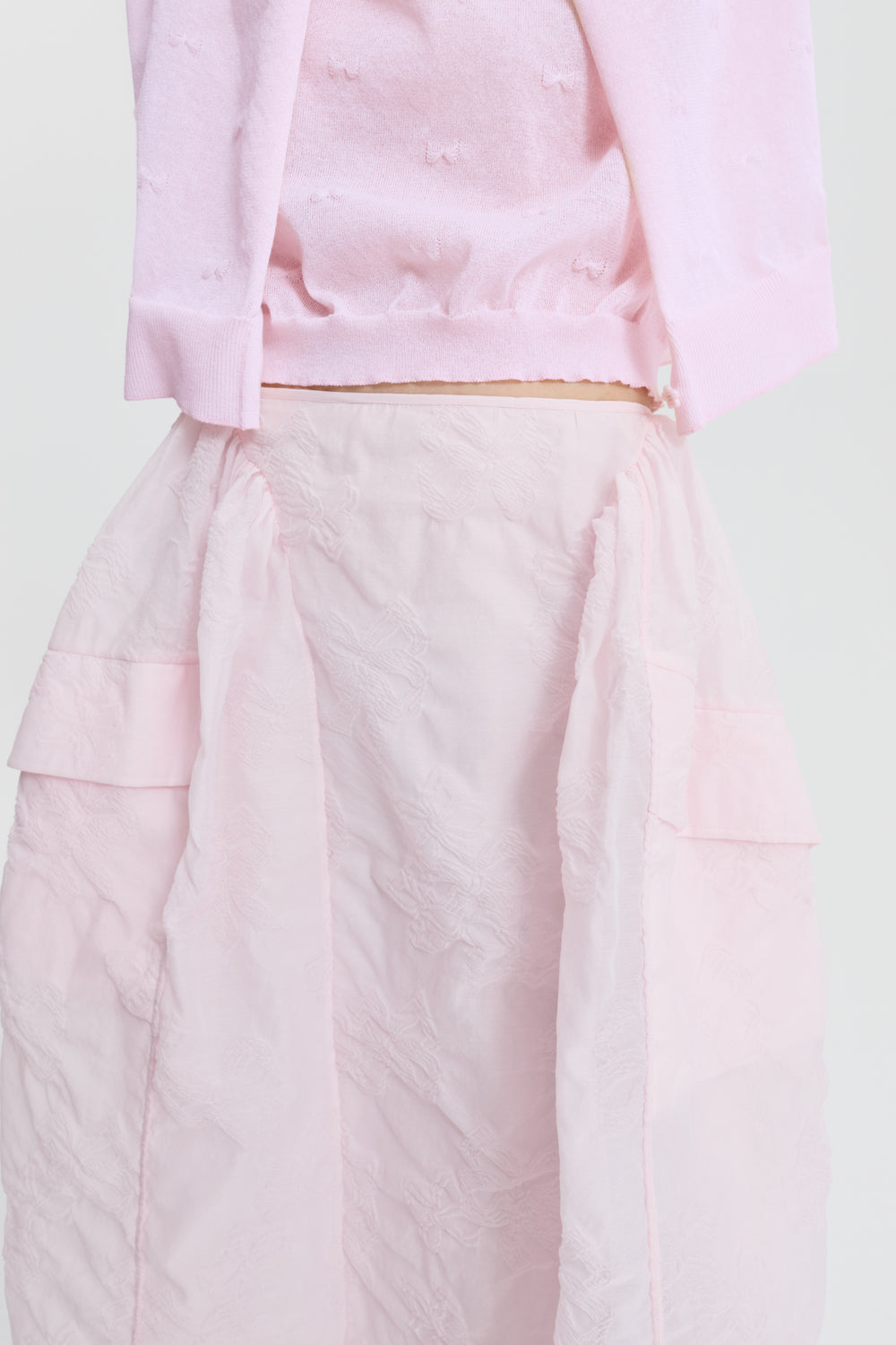 CBFUANA | SKIRT PAPILLON MATELASSÉ SOFT PINK