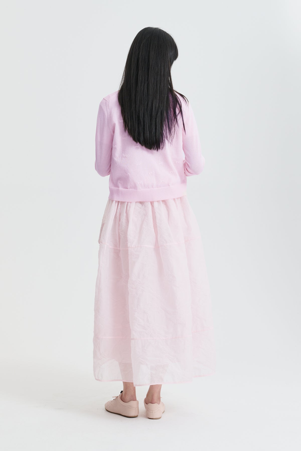 CBFUANA | SKIRT PAPILLON MATELASSÉ SOFT PINK