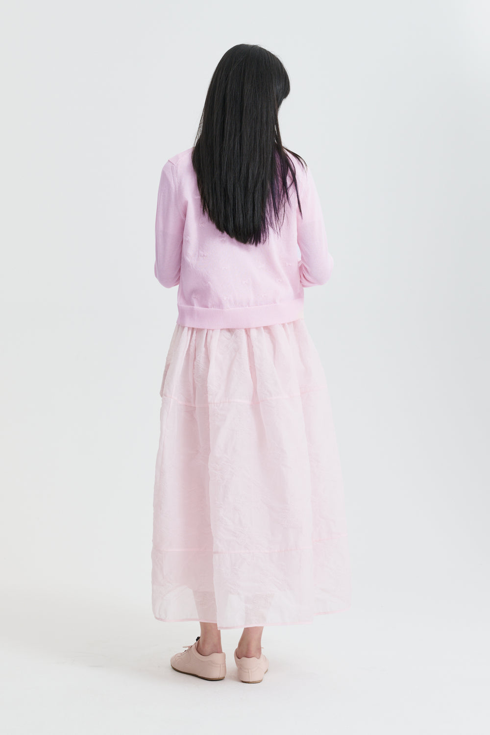 CBFUANA | SKIRT PAPILLON MATELASSÉ SOFT PINK