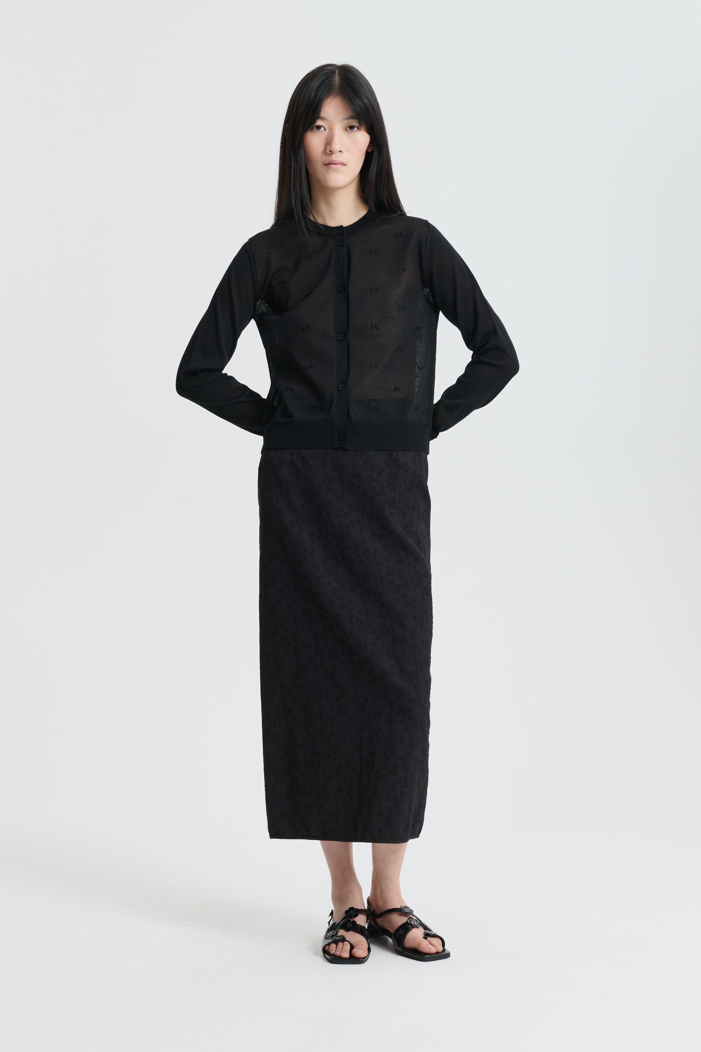 CBUKA | SKIRT EIRA MATELASSÉ BLACK