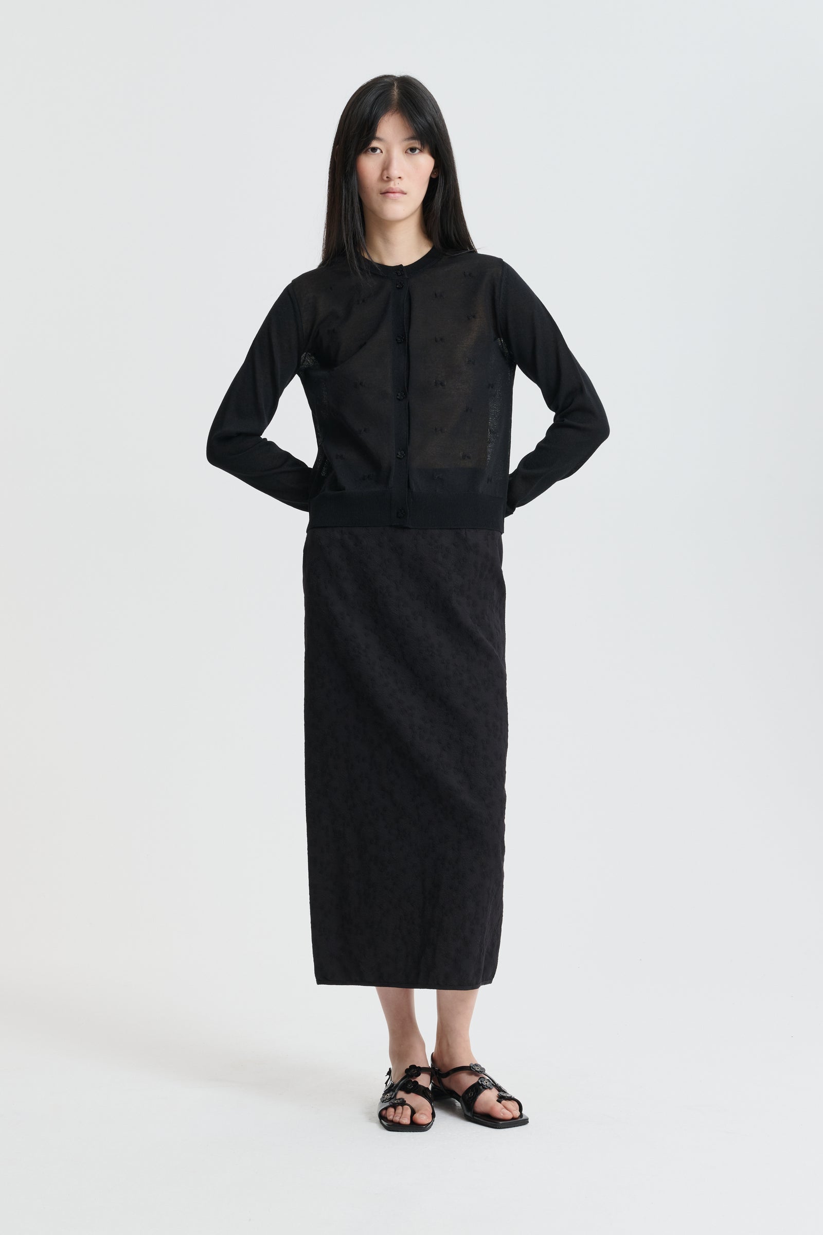 CBUKA | SKIRT EIRA MATELASSÉ BLACK