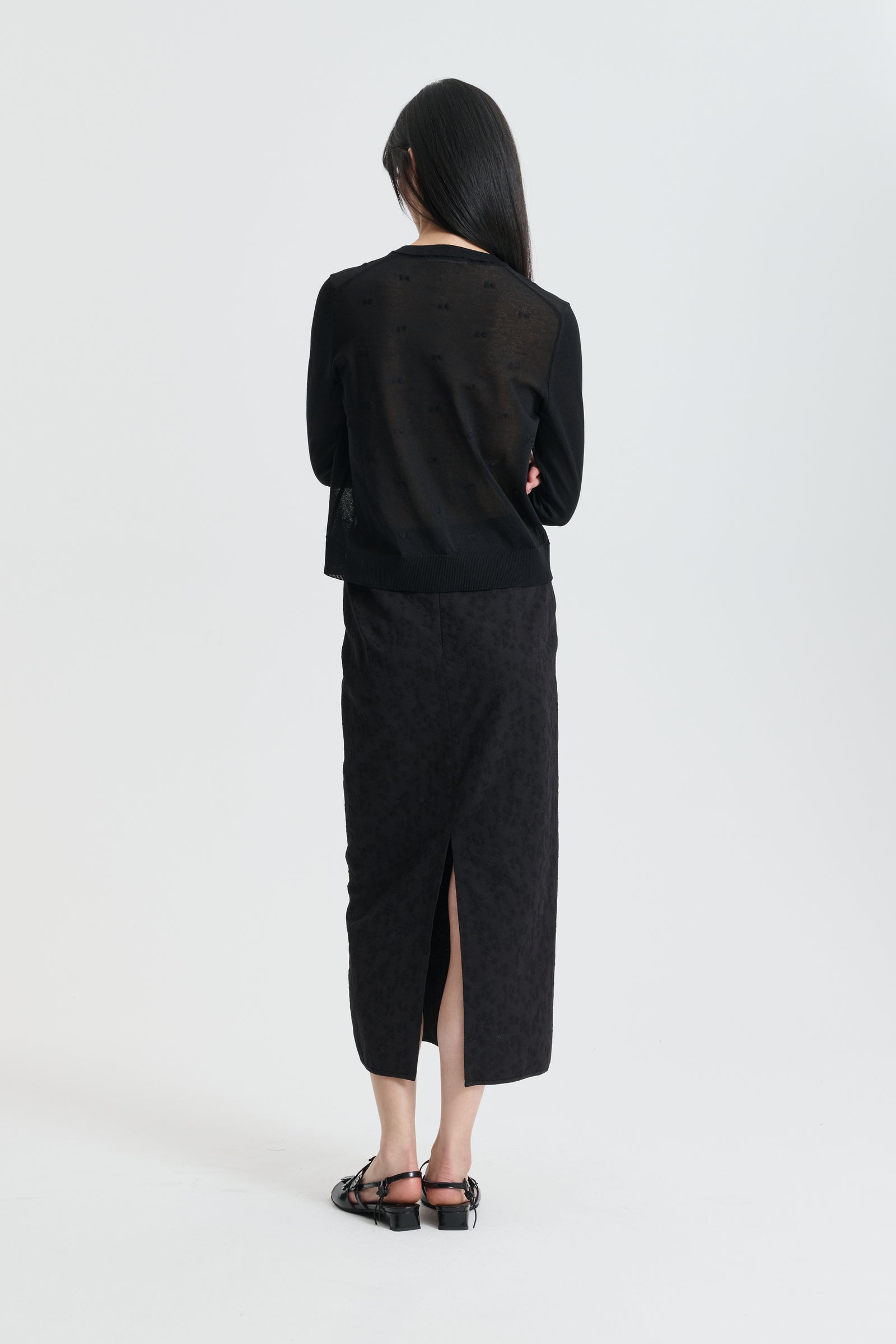 CBUKA | SKIRT EIRA MATELASSÉ BLACK