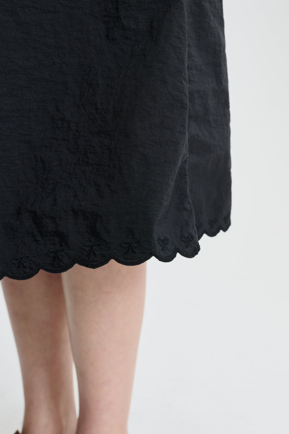 CBFIELLA | SKIRT EMBROIDERED TAFFETA BLACK