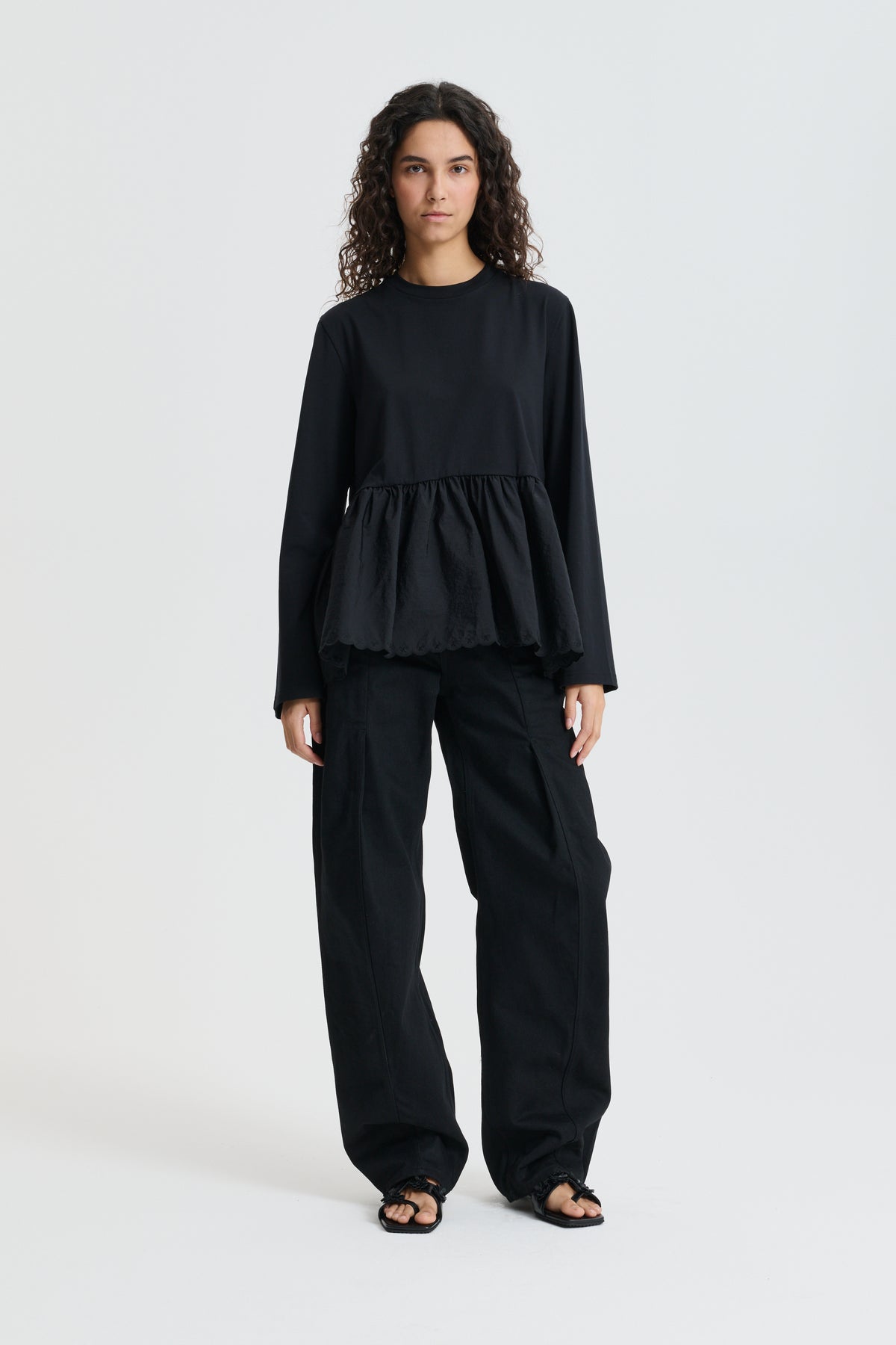 CBFRANCINE | T-SHIRT JERSEY BLACK