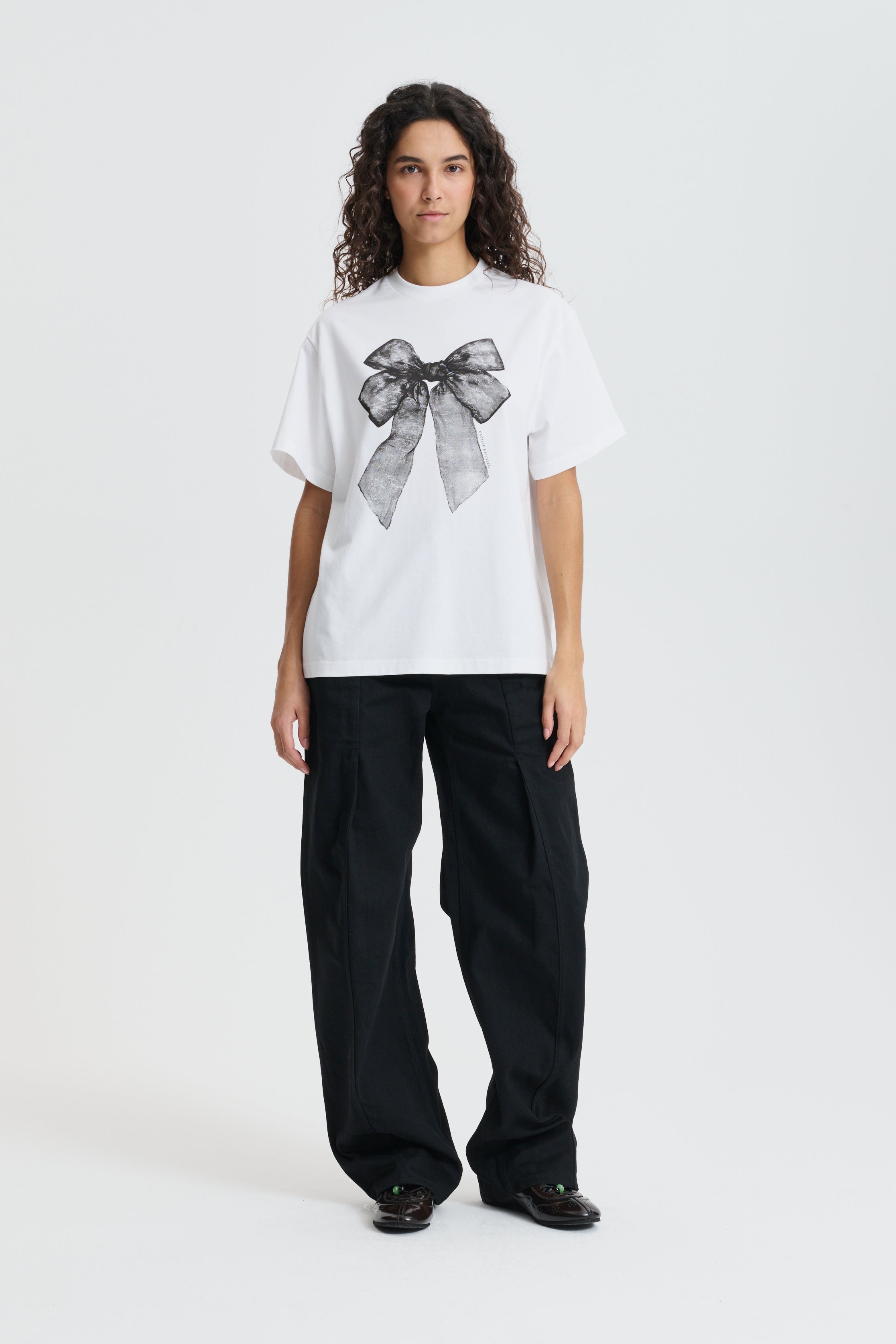 CBDOROTHY | T-SHIRT JERSEY WHITE / BLACK