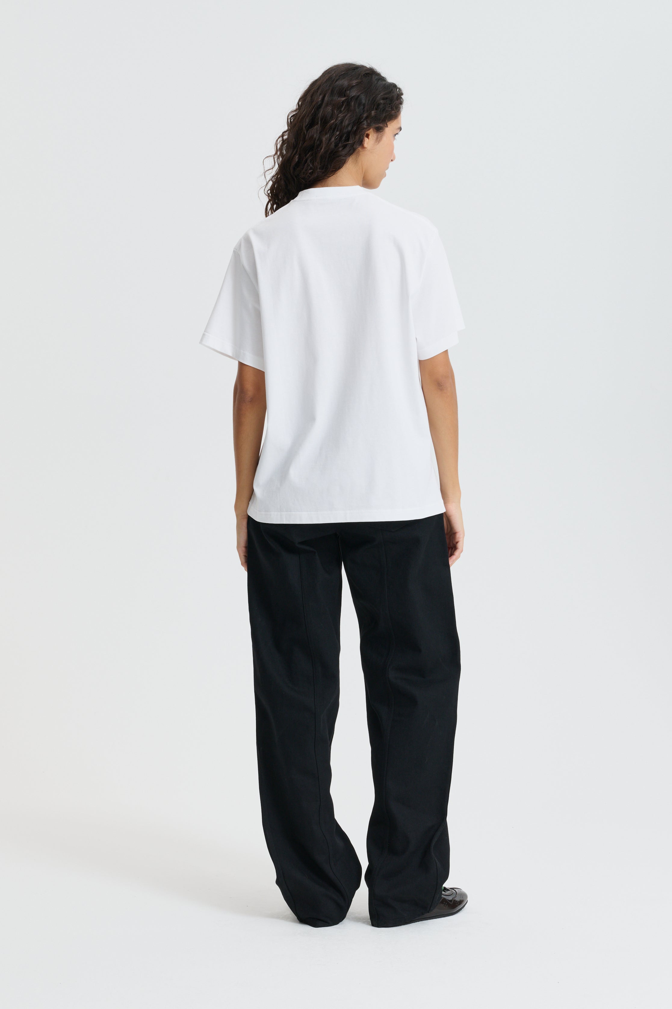 CBDOROTHY | T-SHIRT JERSEY WHITE / BLACK