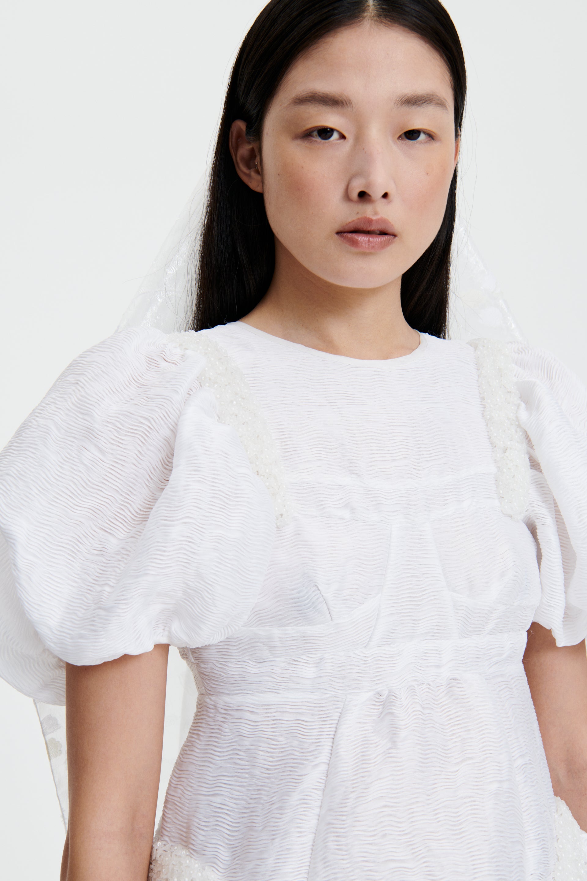 CAITLIN | DRESS DUNES MATELASS… WHITE BRIDAL