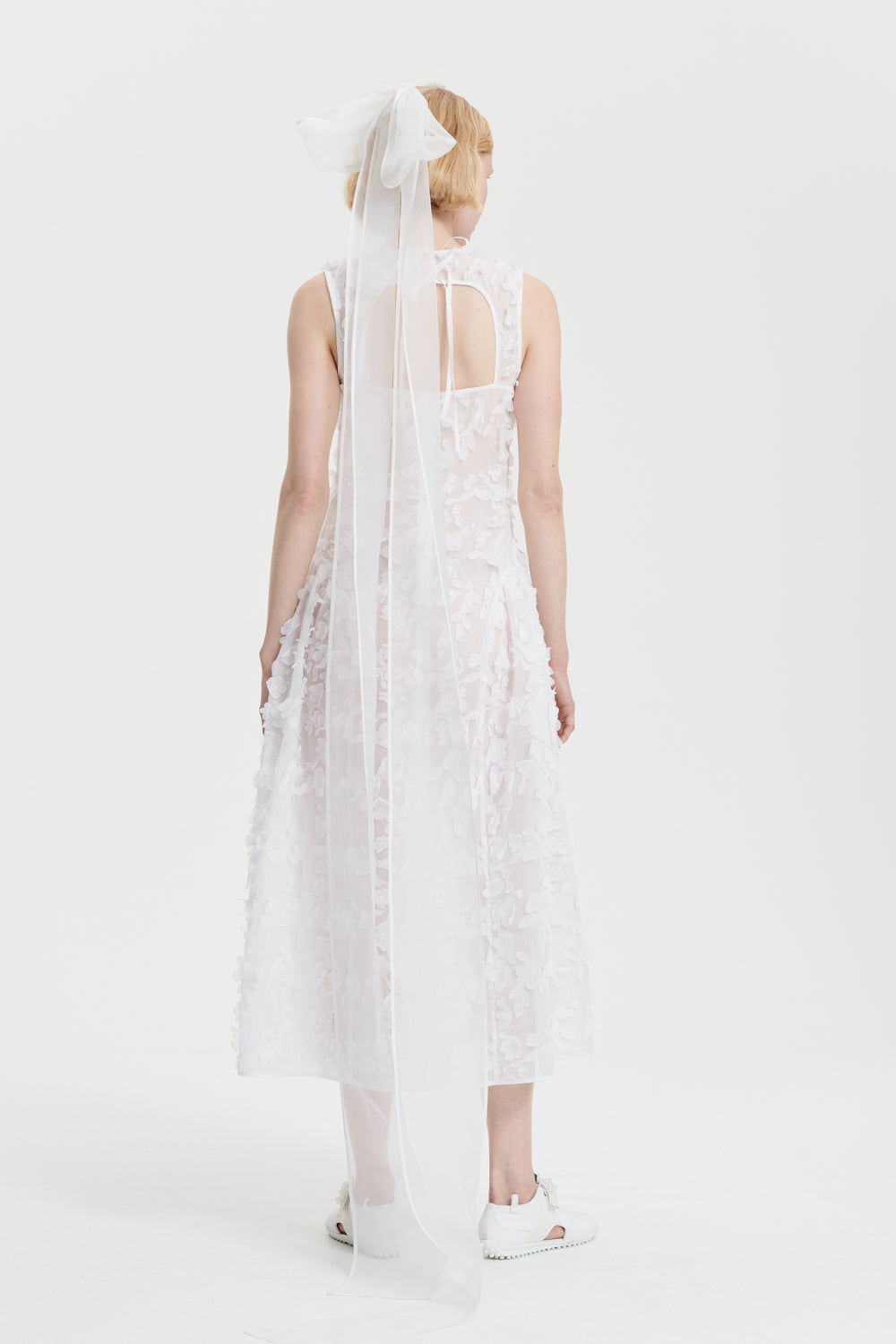 GINE | DRESS VIOLA EMBROIDERY WHITE BRIDAL