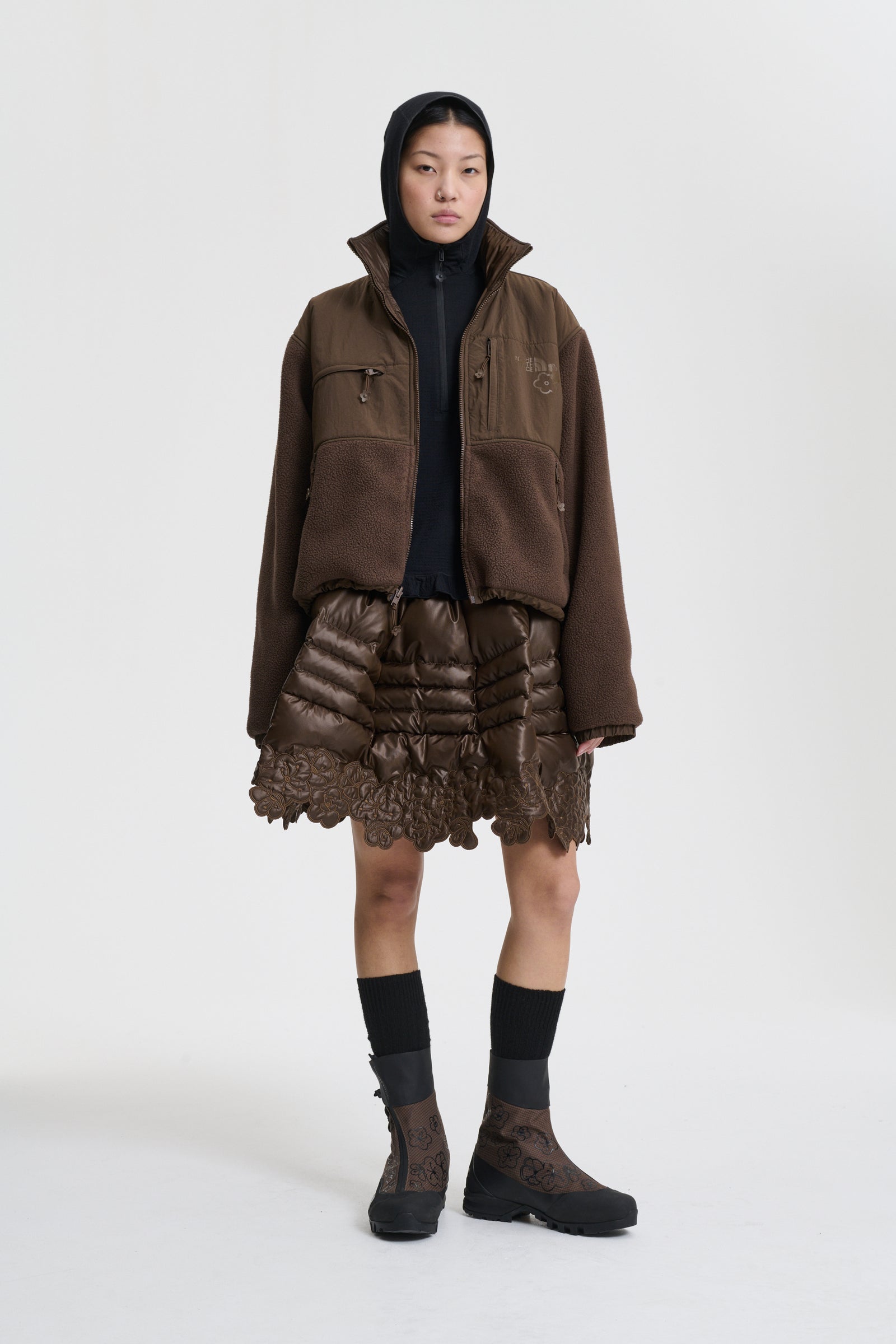 THE NORTH FACE X CECILIE BAHNSEN LEA 1995 DENALI FLEECE | SOIL BROWN