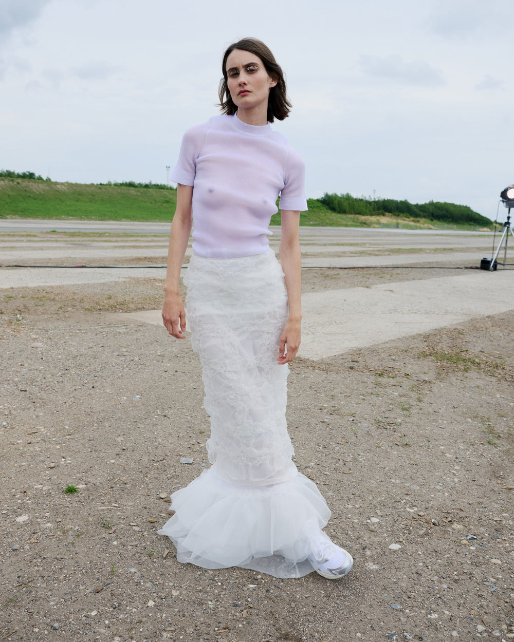 GLENDA | SKIRT SMOCK WHITE - LOOK 8