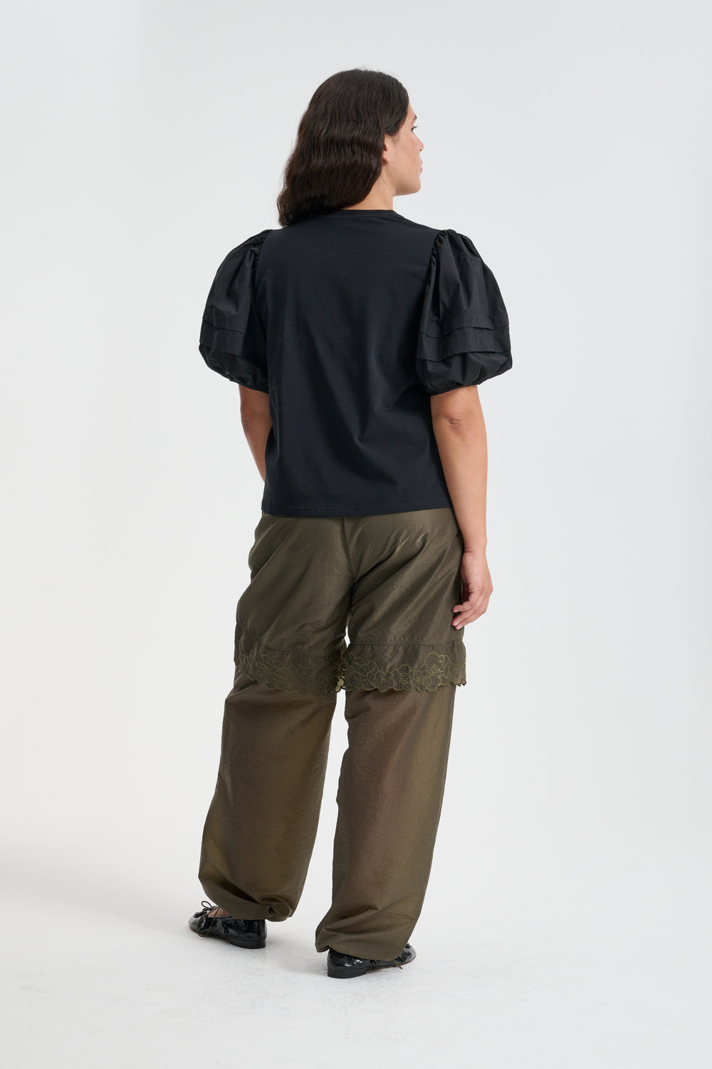 BIANCA | JOGGERS EMBROIDERED RIPSTOP OLIVE