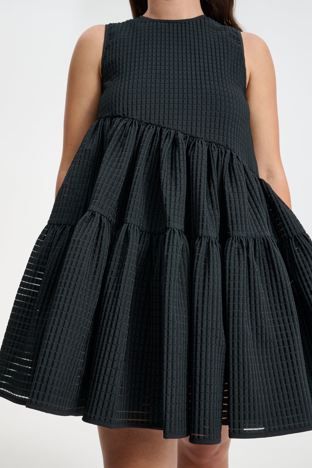 ABIGAIL | DRESS MIKU JACQUARD BLACK