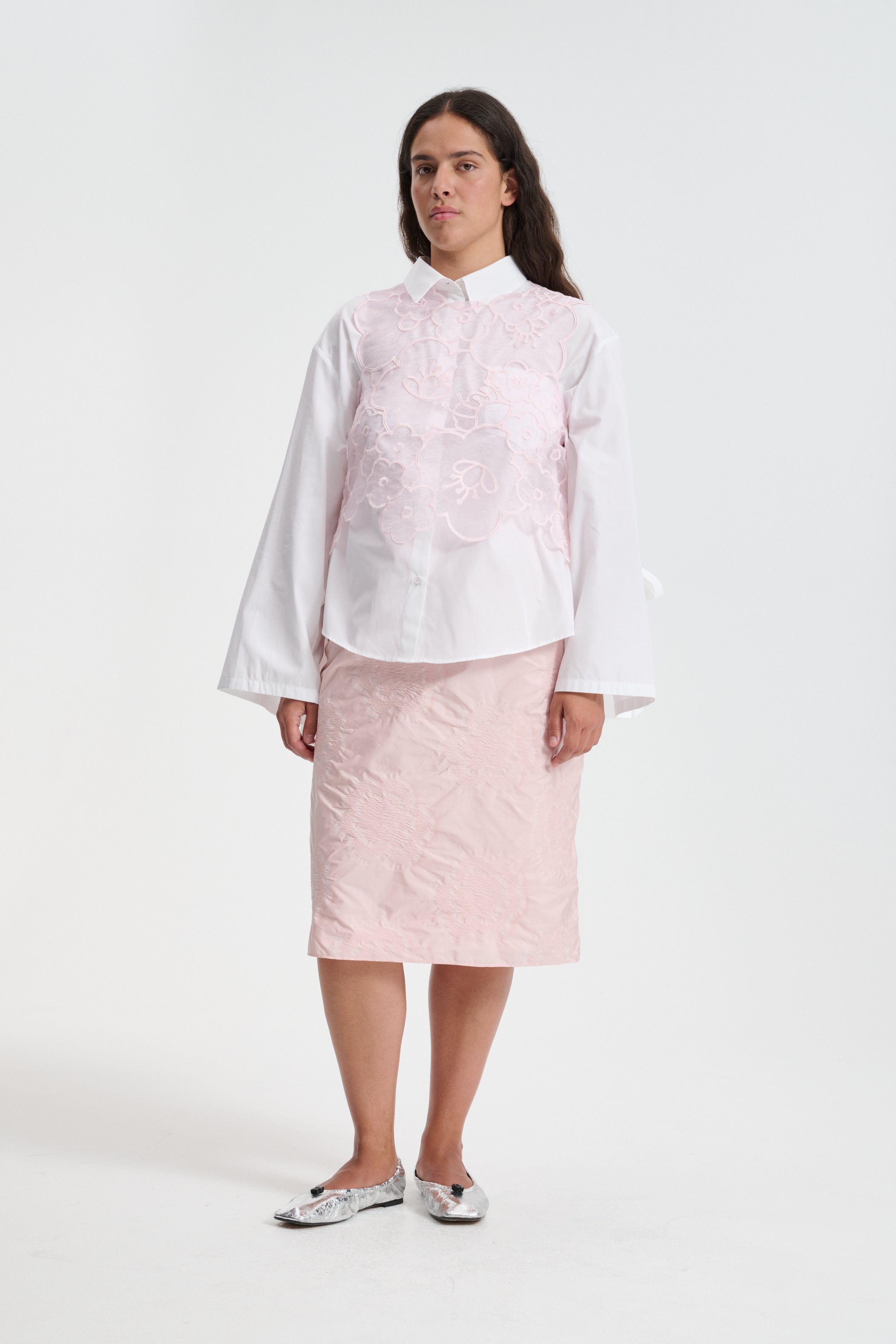 BLAKE | TOP EMBROIDERED MYRTIA LIGHT PINK