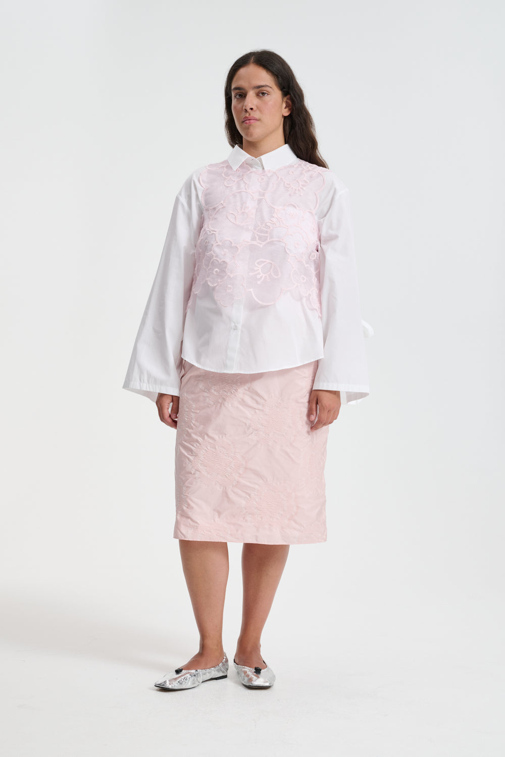 BLAKE | TOP EMBROIDERED MYRTIA LIGHT PINK