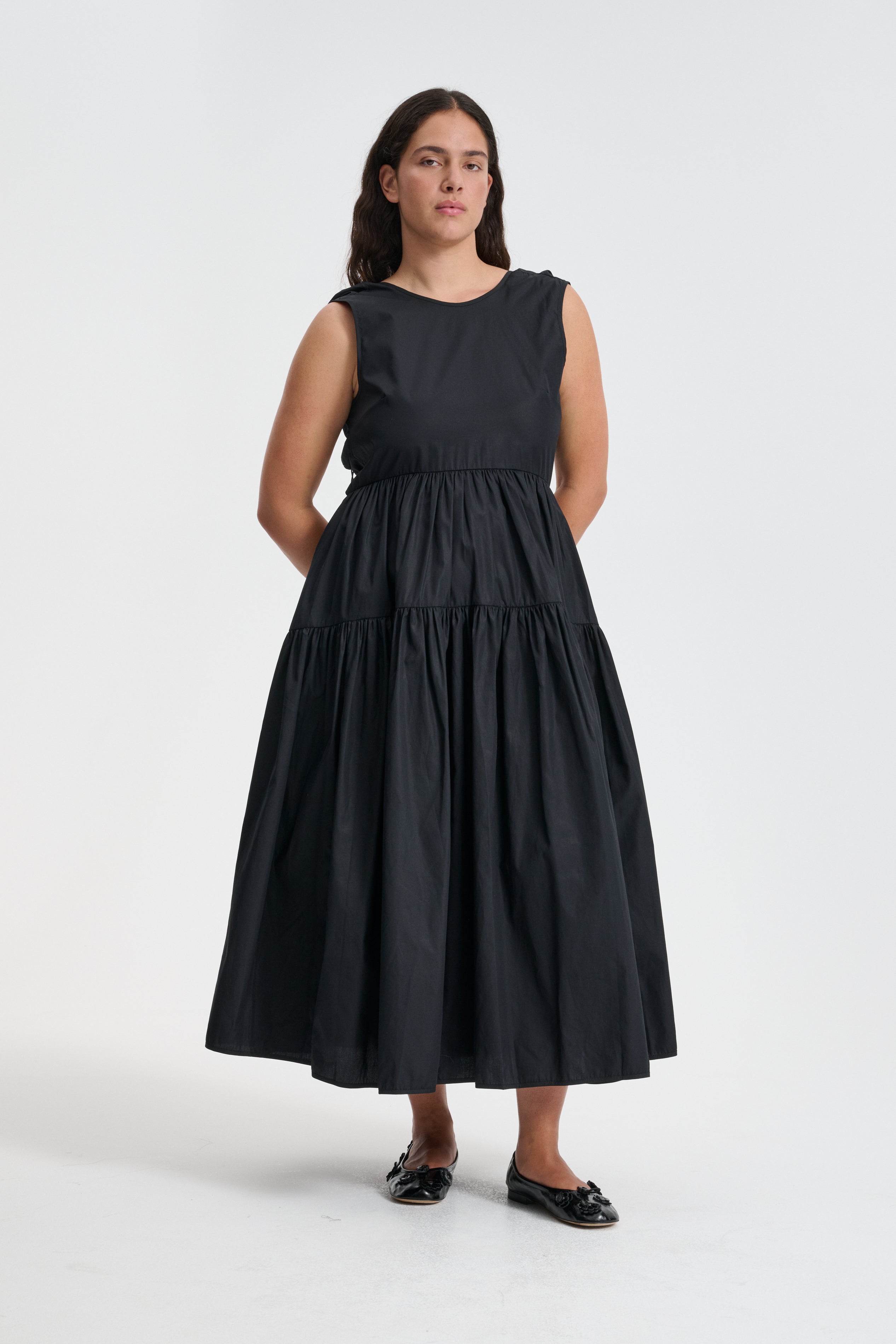 RUTH | GOWN COTTON BLACK
