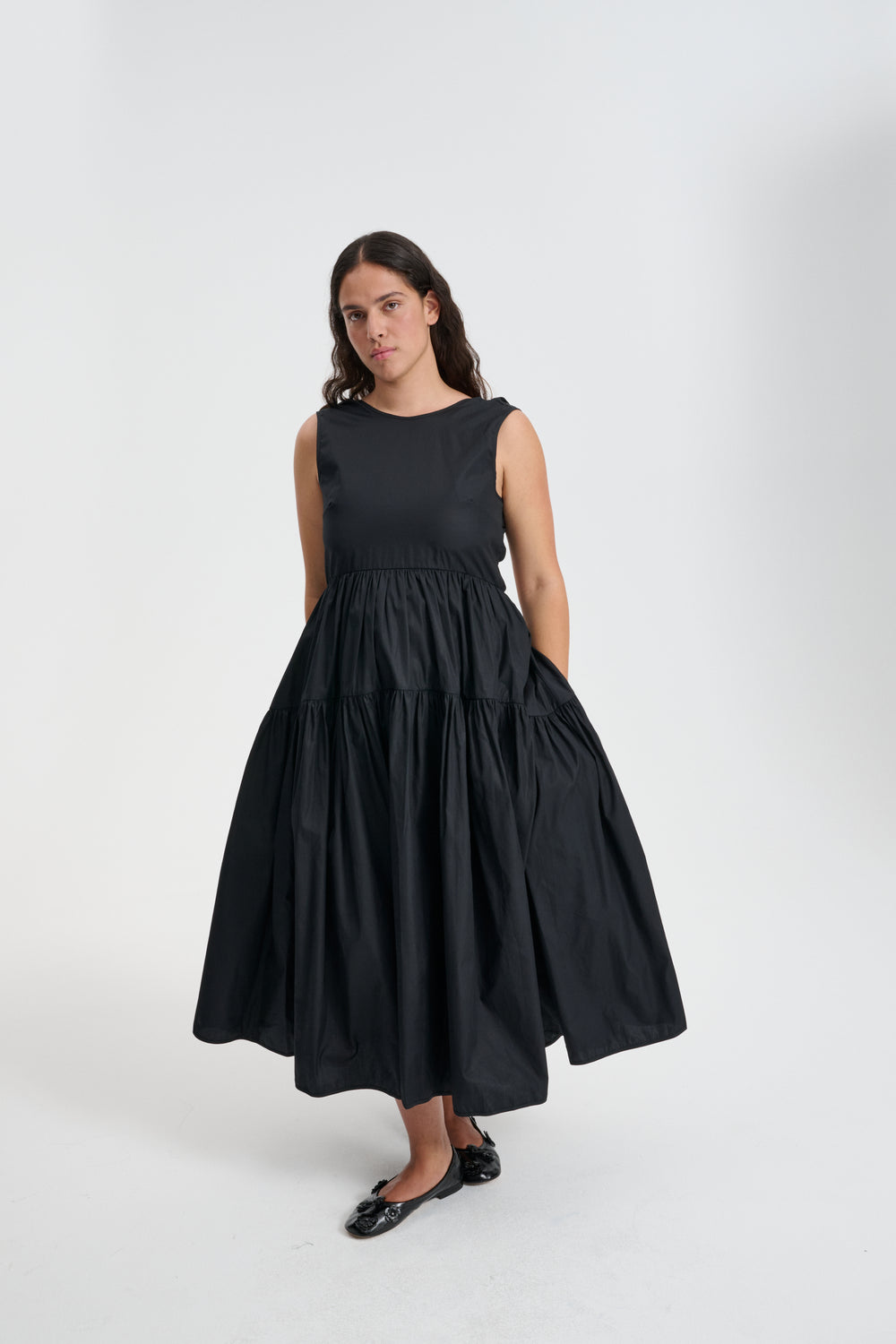 RUTH | GOWN COTTON BLACK