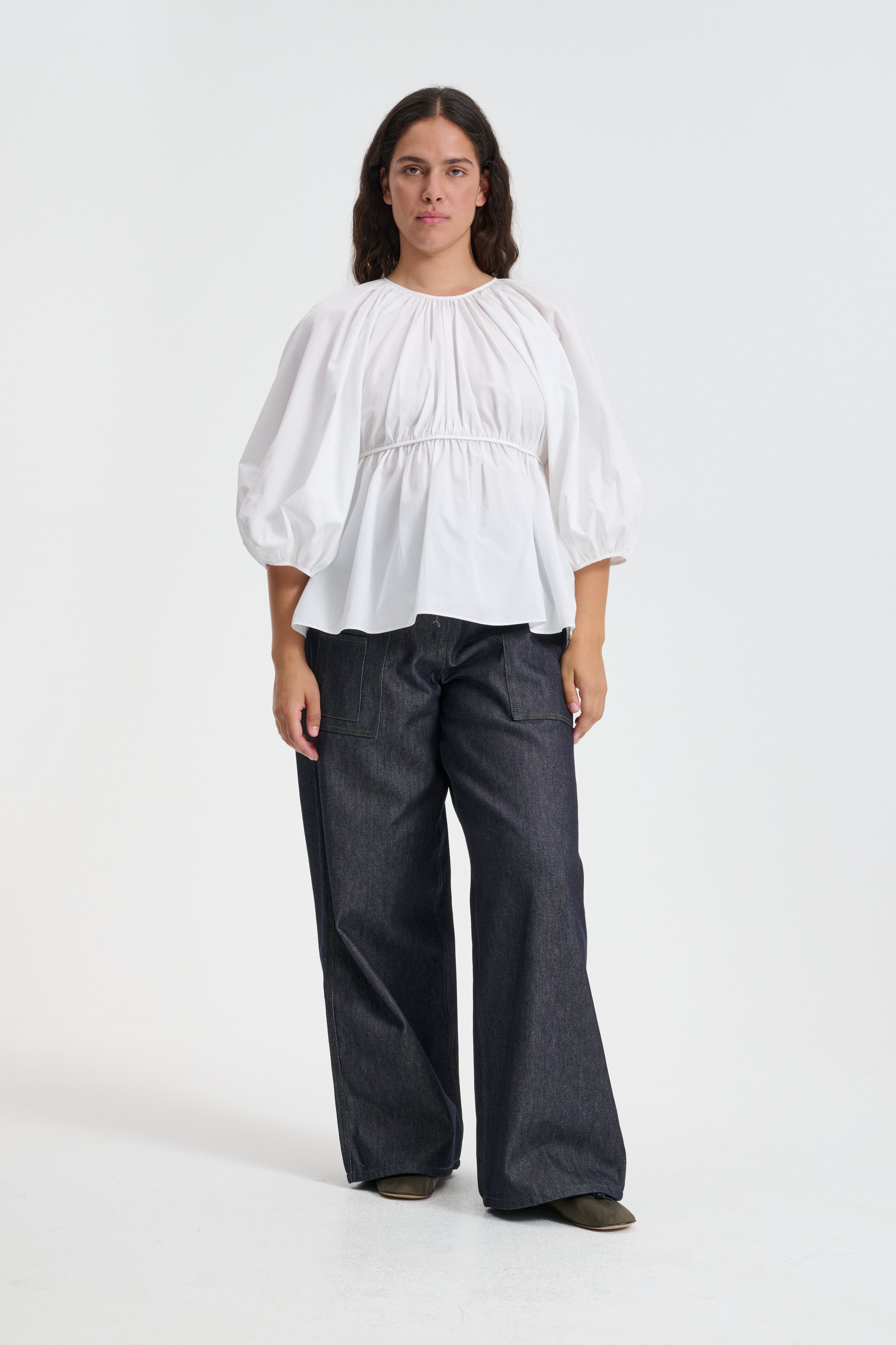AMO | TOP COTTON WHITE