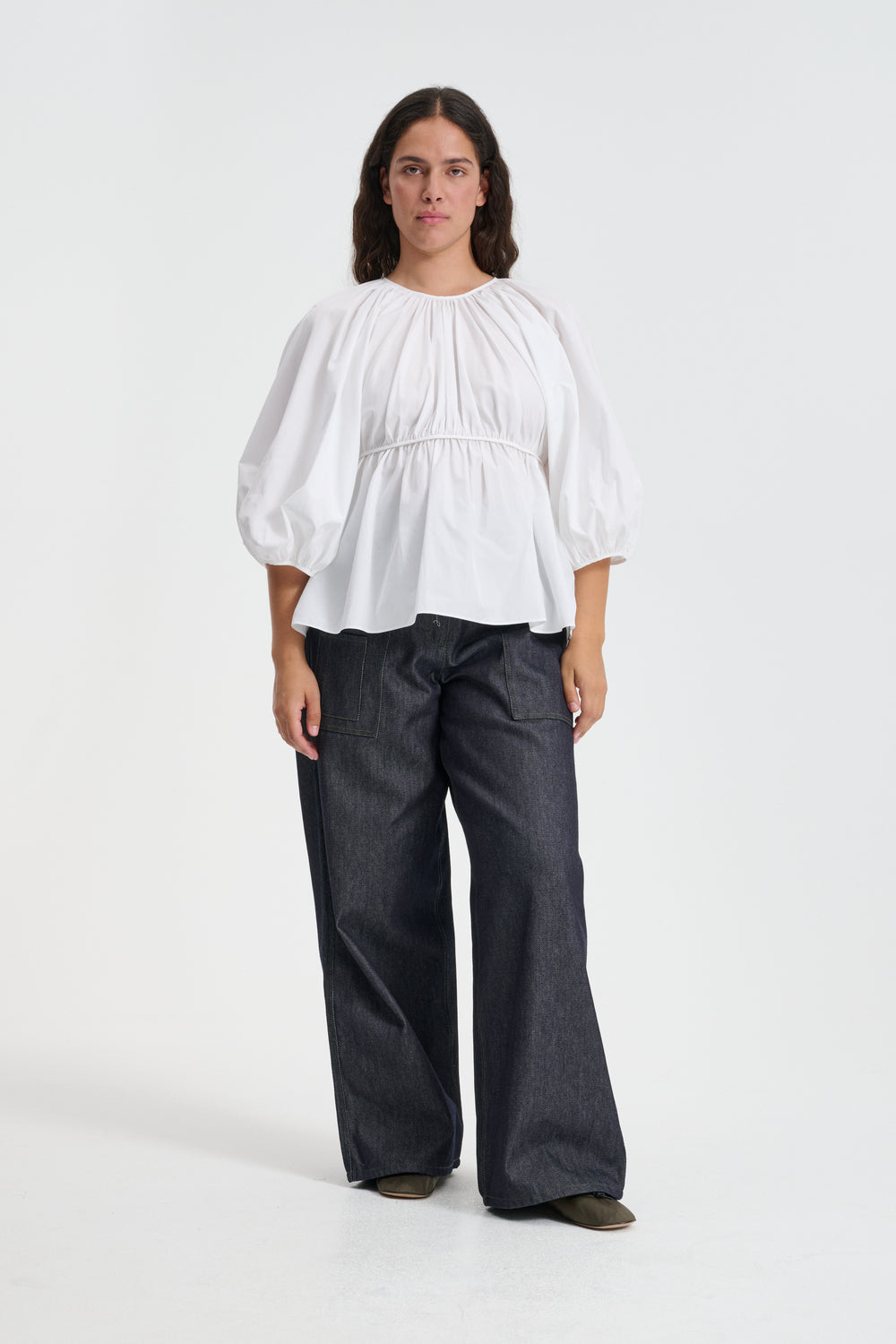AMO | TOP COTTON WHITE