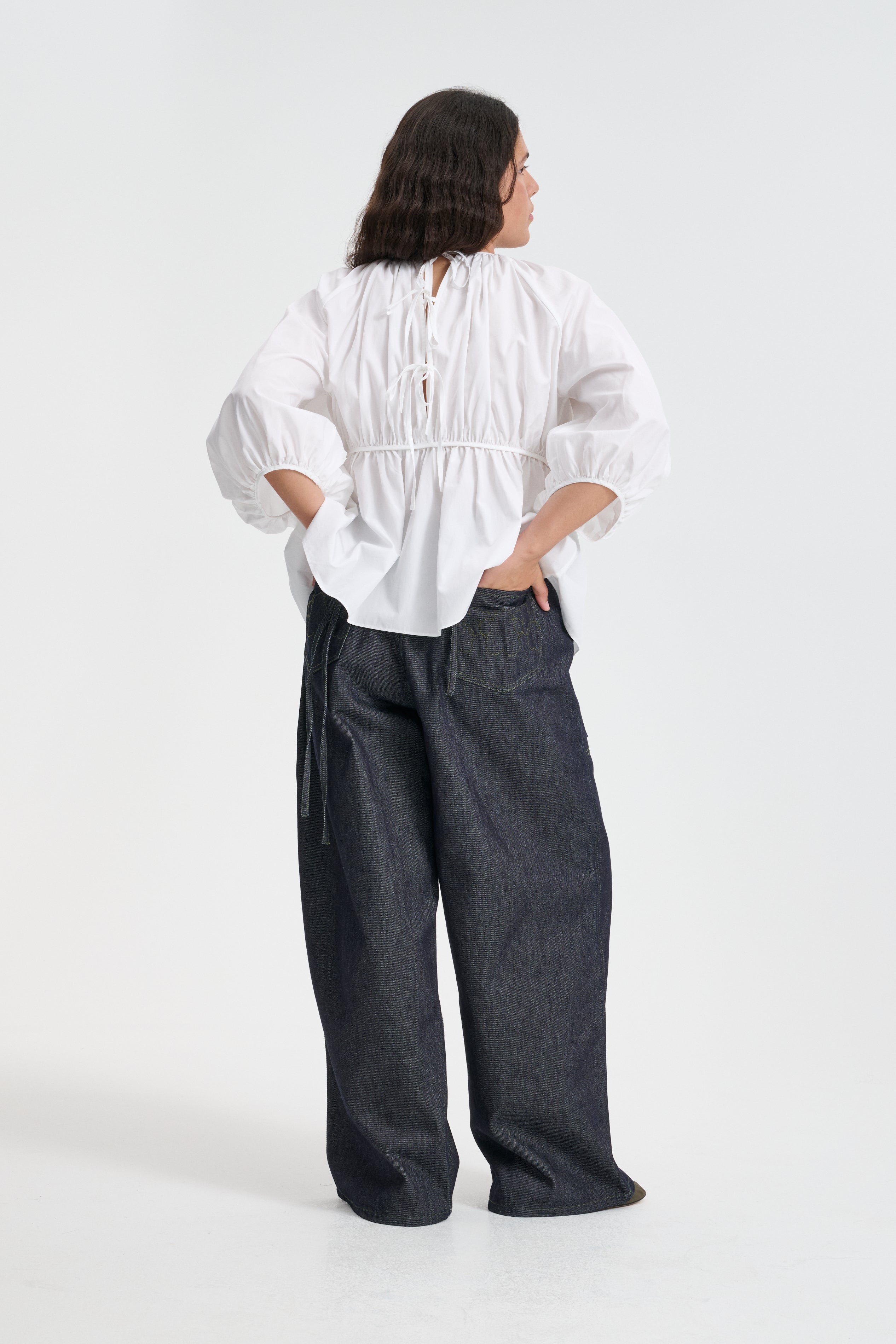 AMO | TOP COTTON WHITE