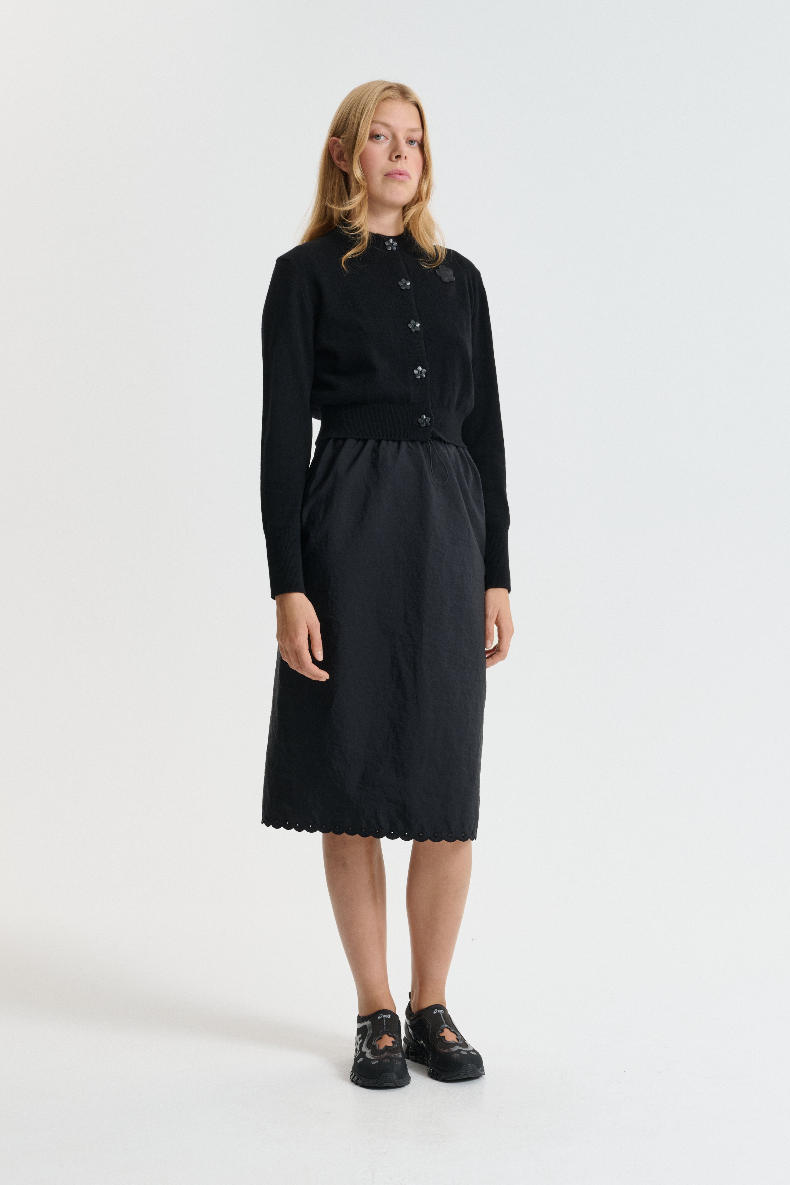 CBDUA | CARDIGAN SUMMER CASHMERE BLACK