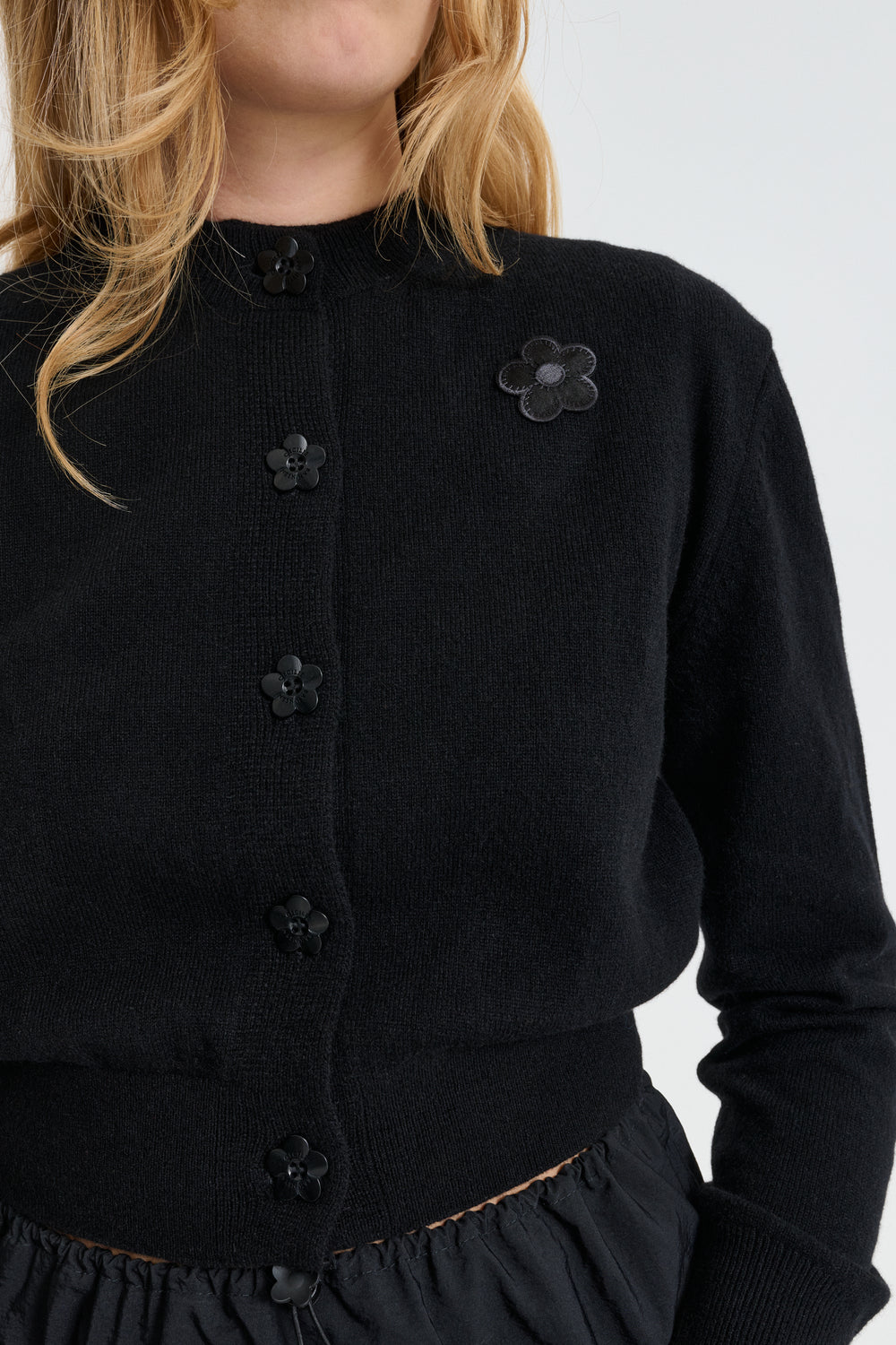 CBDUA | CARDIGAN SUMMER CASHMERE BLACK