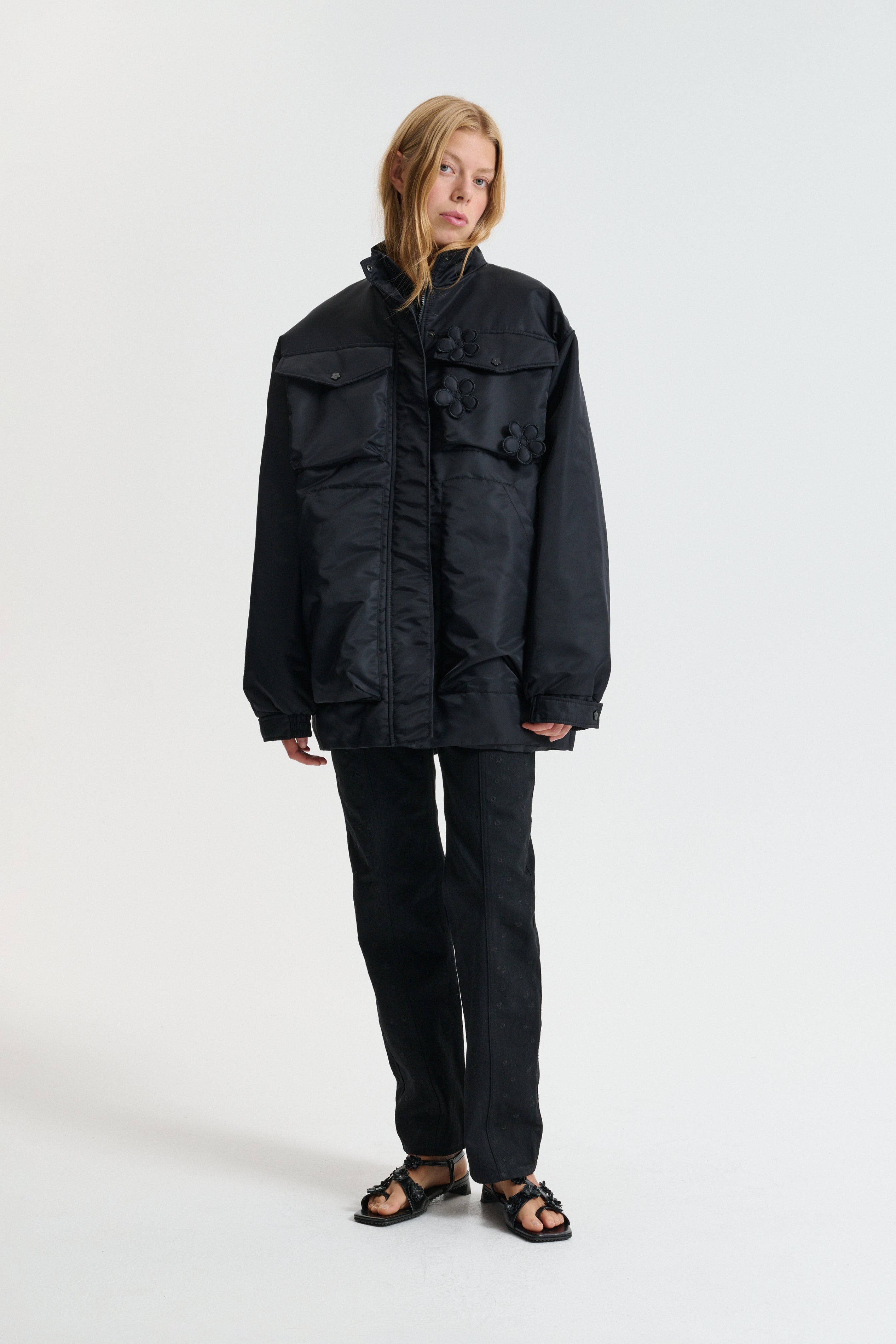 BRIANNA | JACKET NYLON BLACK