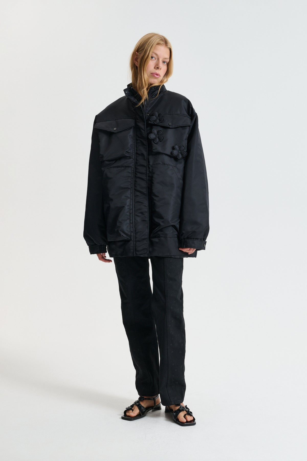 BRIANNA | JACKET NYLON BLACK