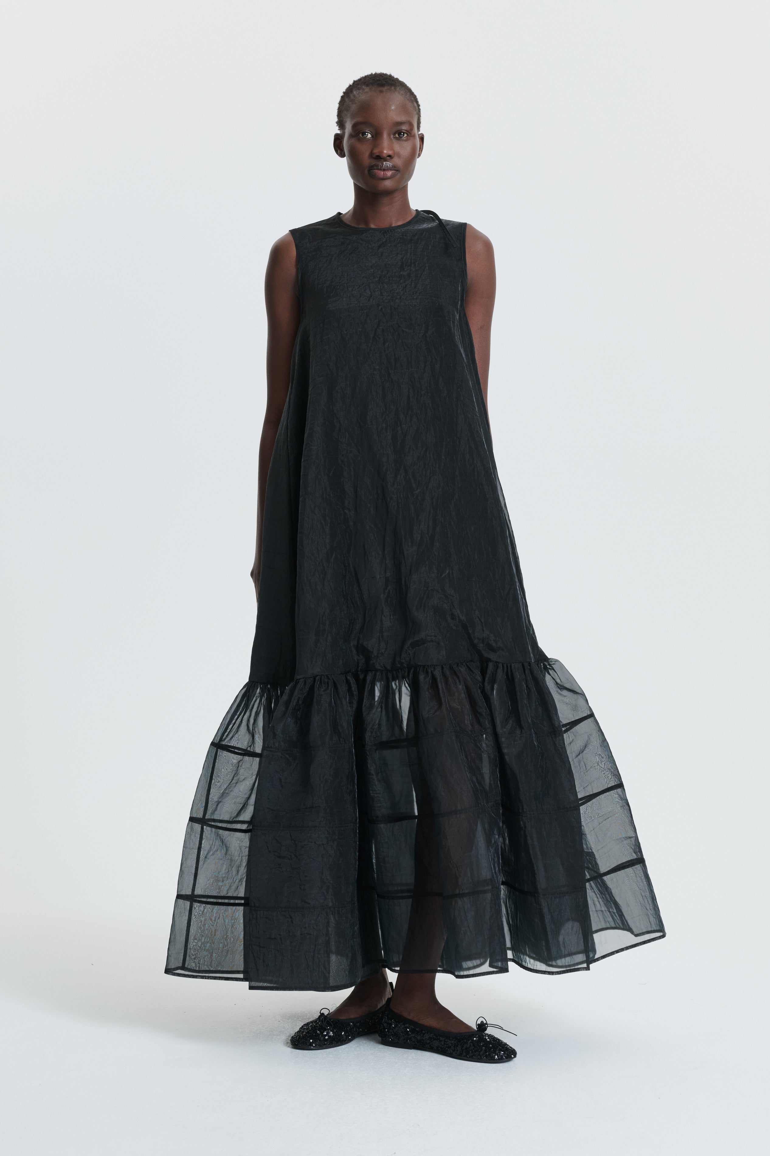 CBDOLLY | GOWN LIQUID MYRTIA BLACK