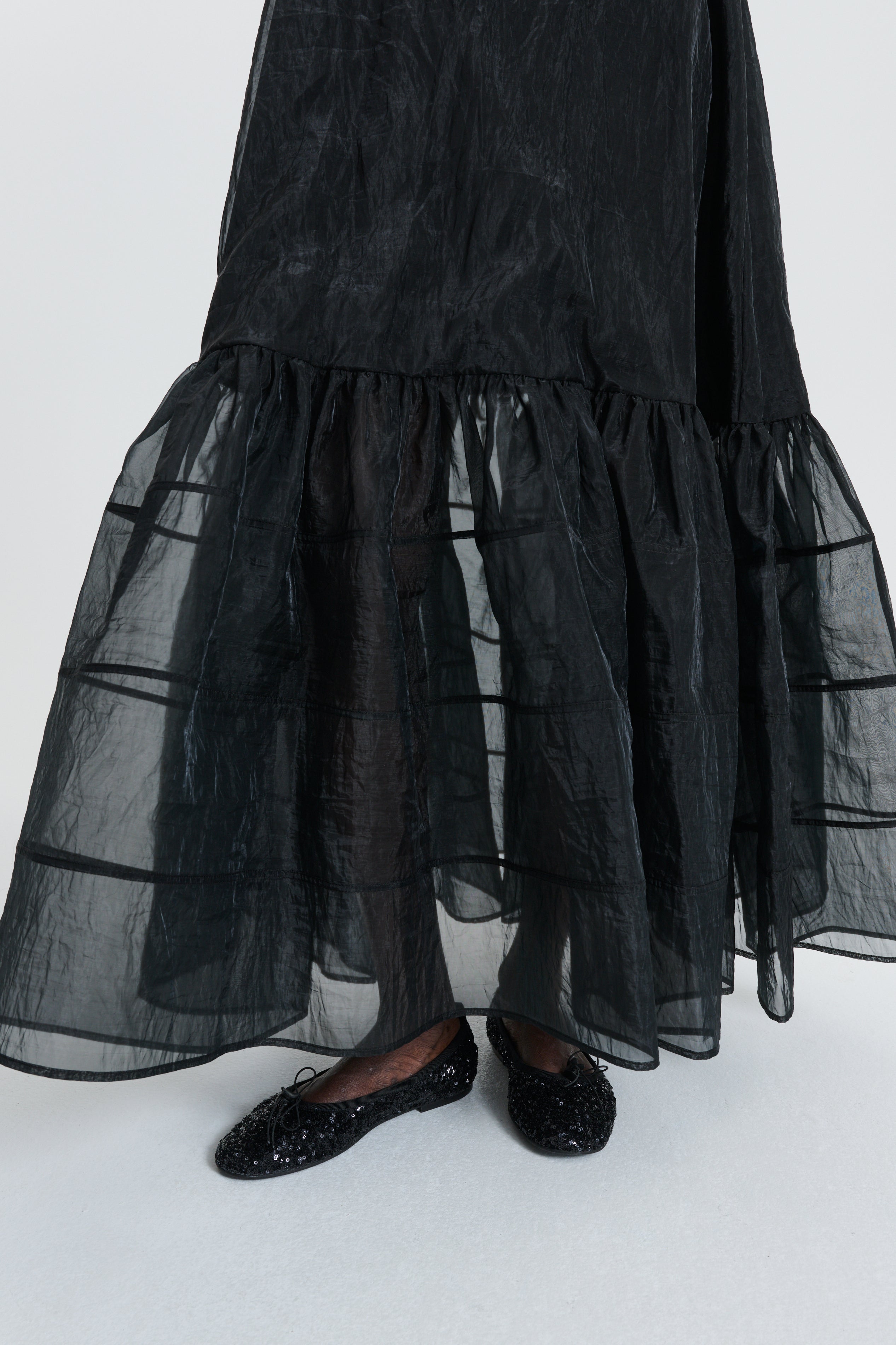 CBDOLLY | GOWN LIQUID MYRTIA BLACK