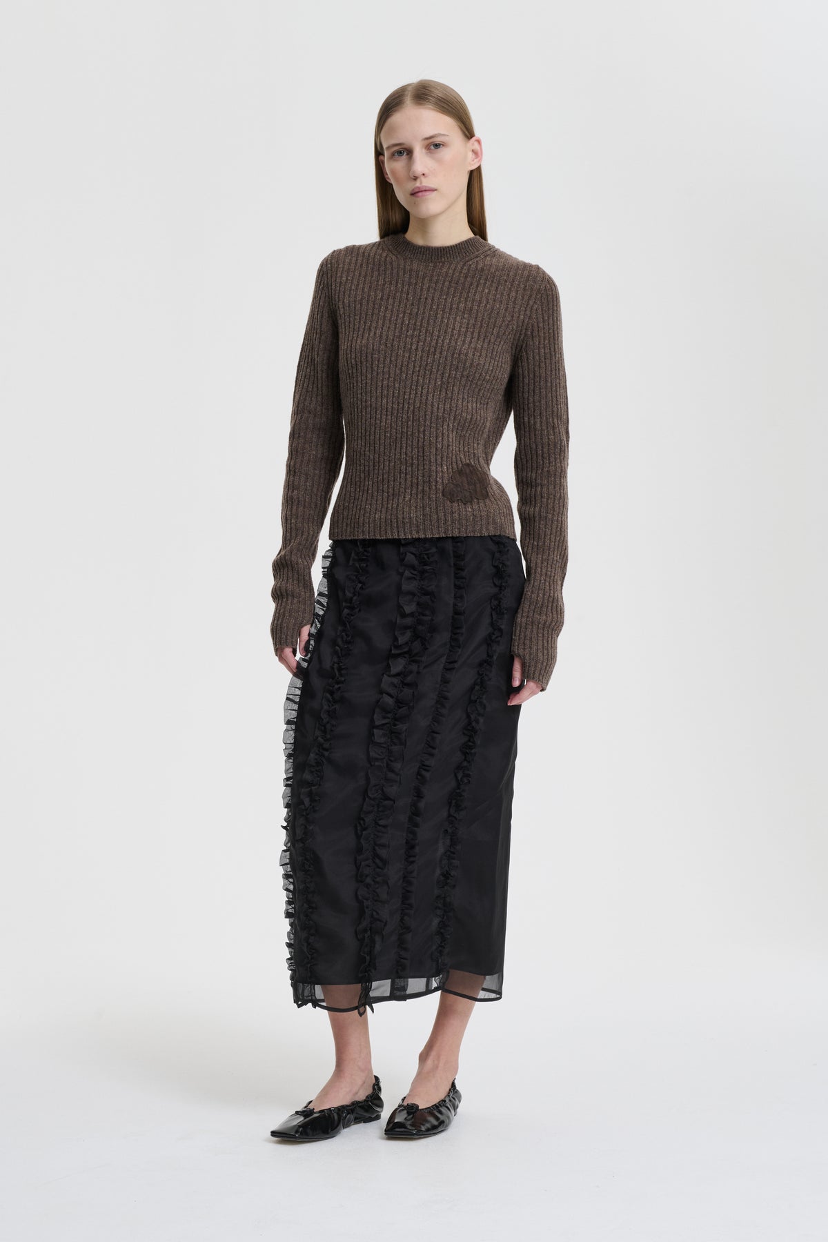BLAS | PULLOVER NORDIC RIB BROWN