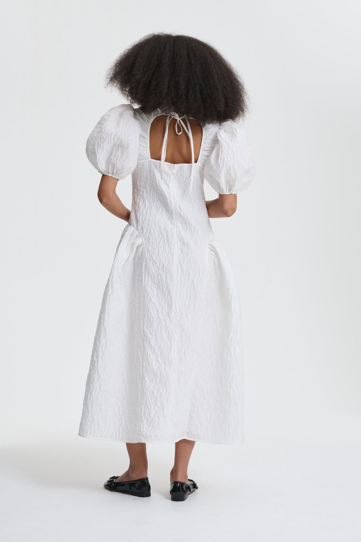 BALI | DRESS LOBELIA MATELASSÉ WHITE