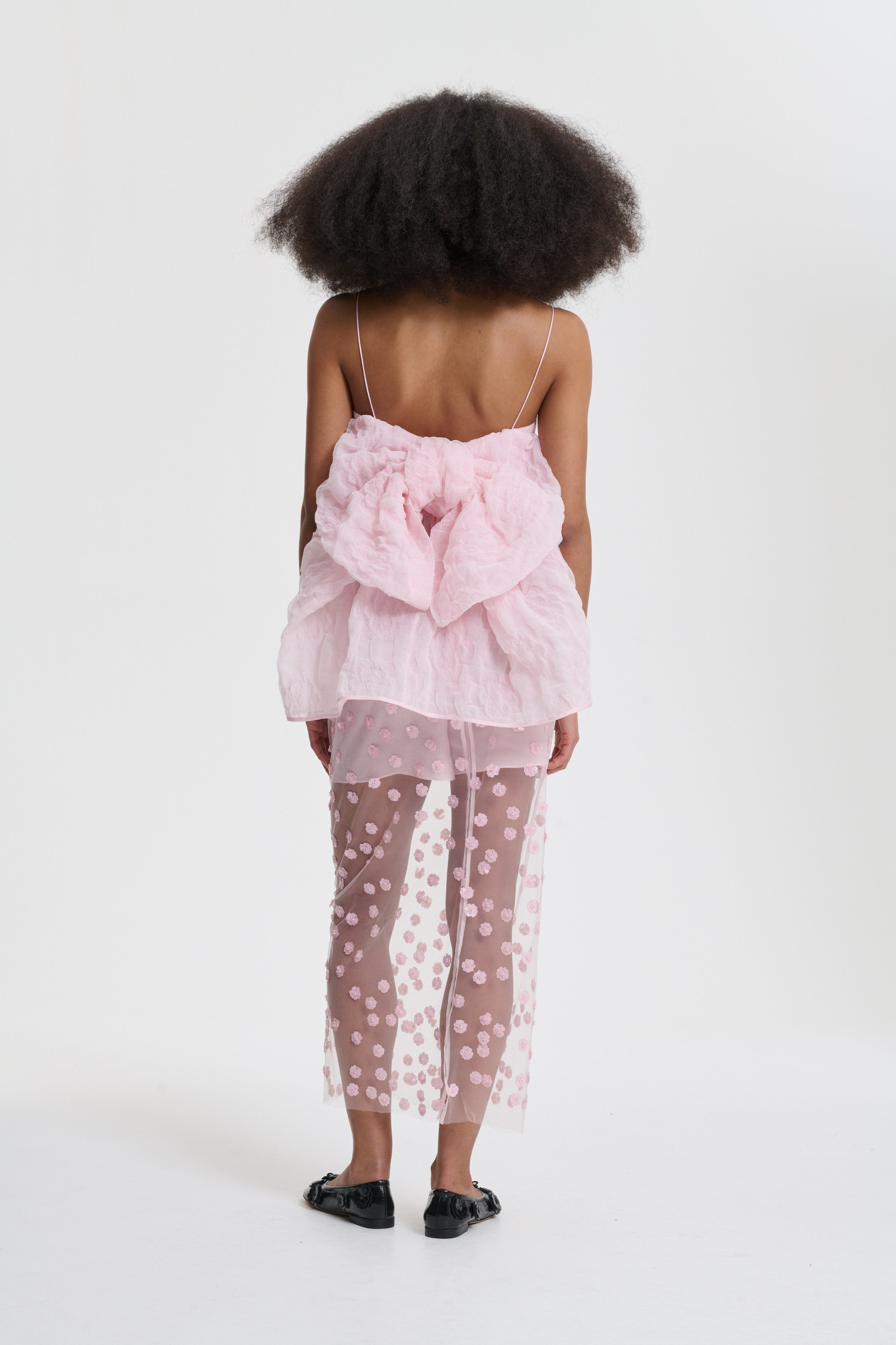 VERONICA | TOP AVENS MATELASSÉ PINK