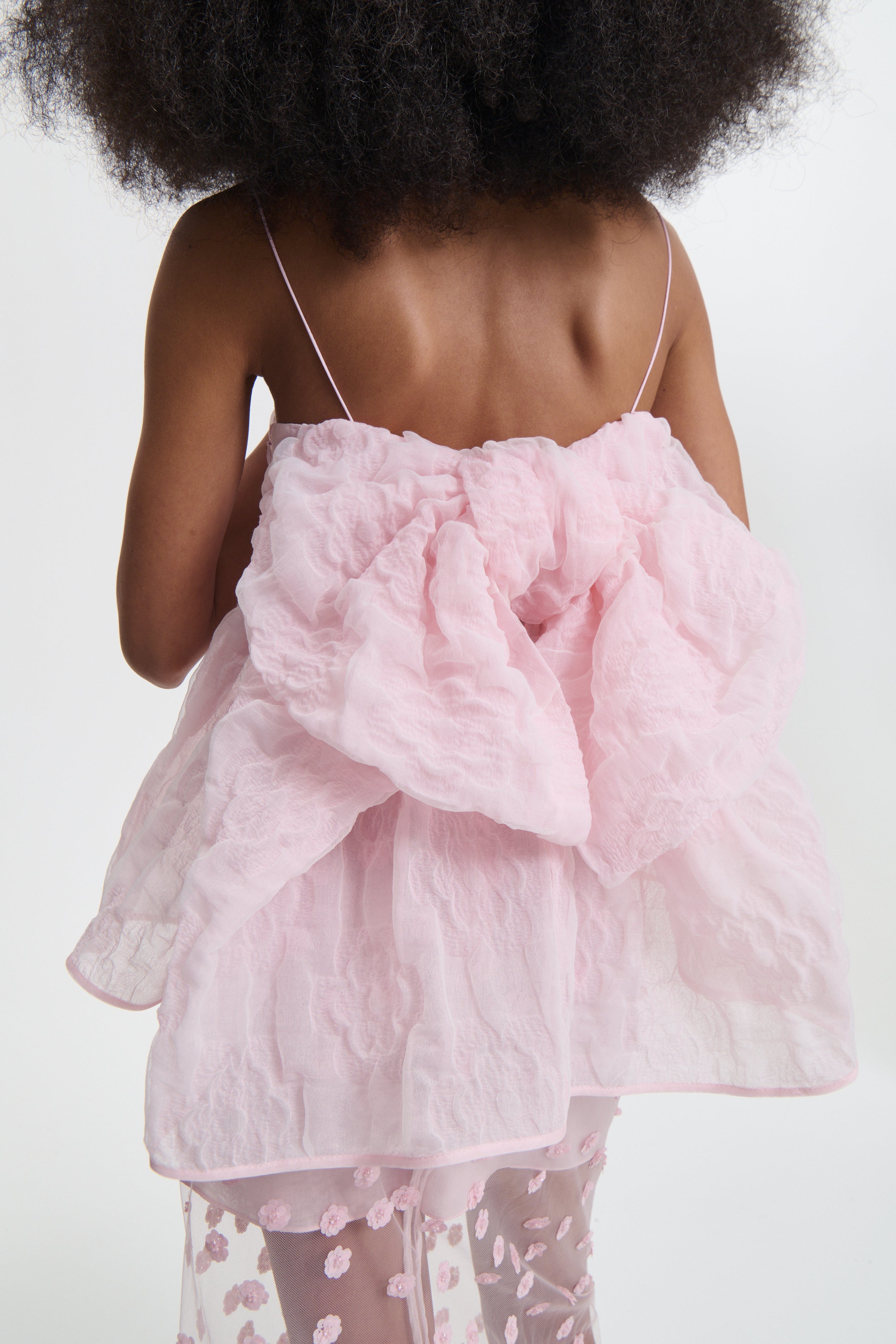 VERONICA | TOP AVENS MATELASSÉ PINK