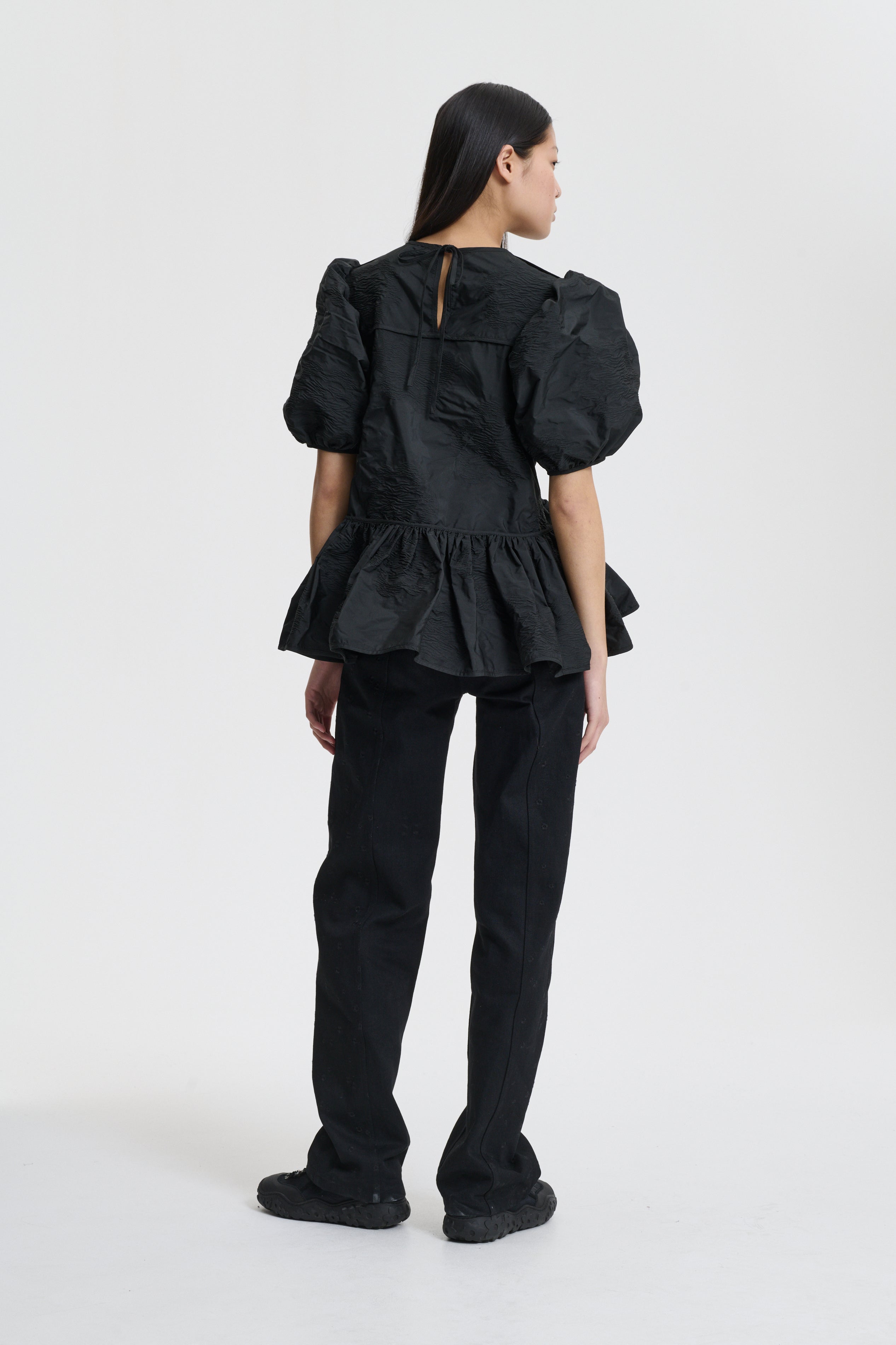 BALE | TOP BORUS JACQUARD BLACK