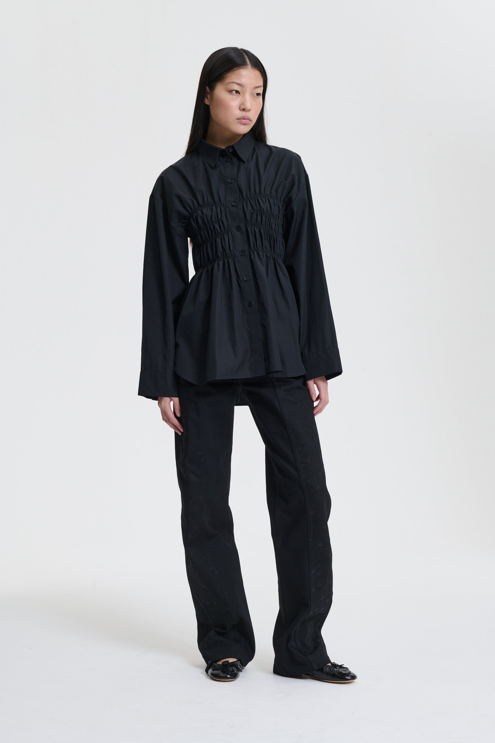 BRAXTON | SHIRT COTTON BLACK