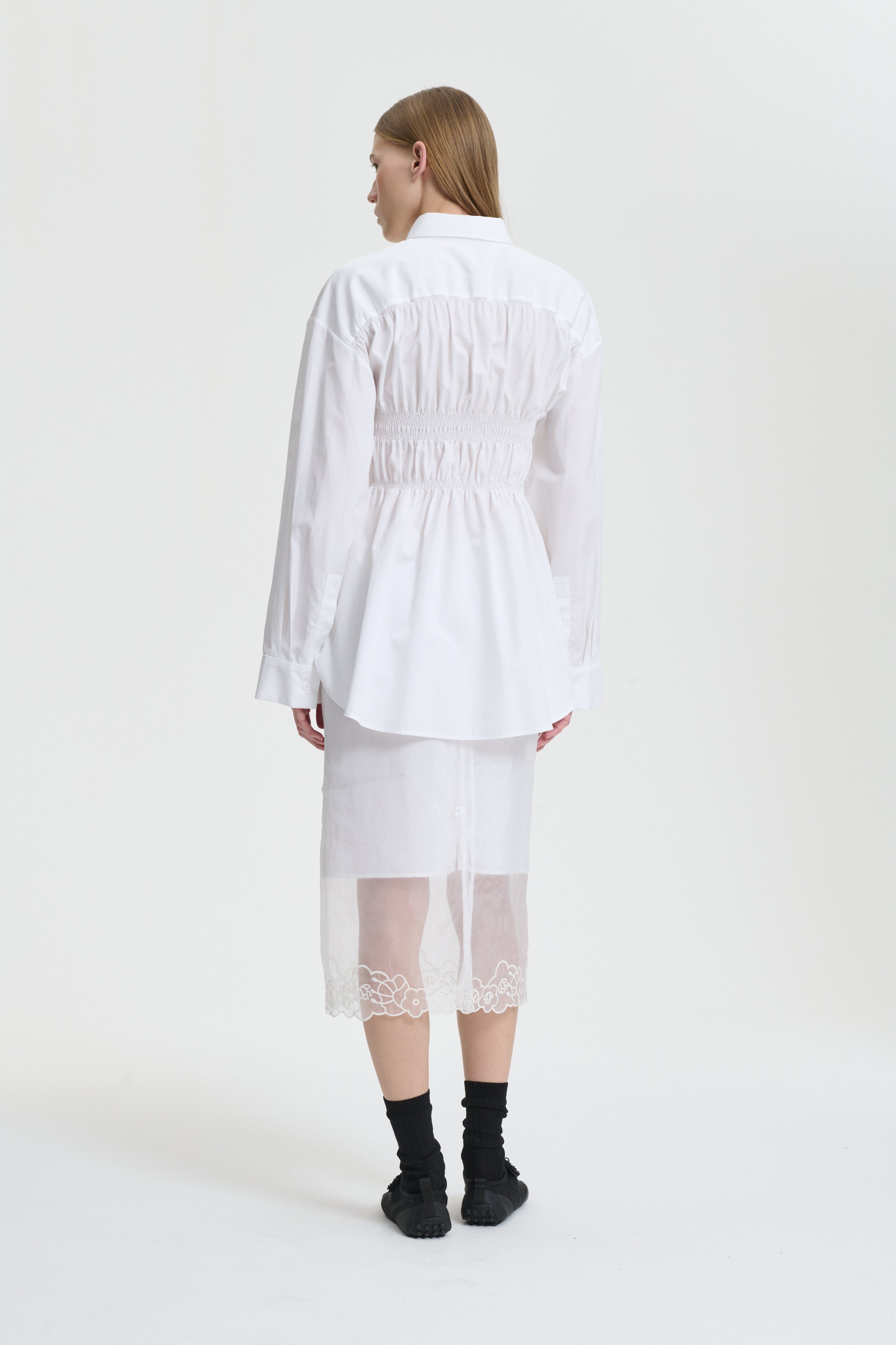 BRAXTON | SHIRT COTTON WHITE