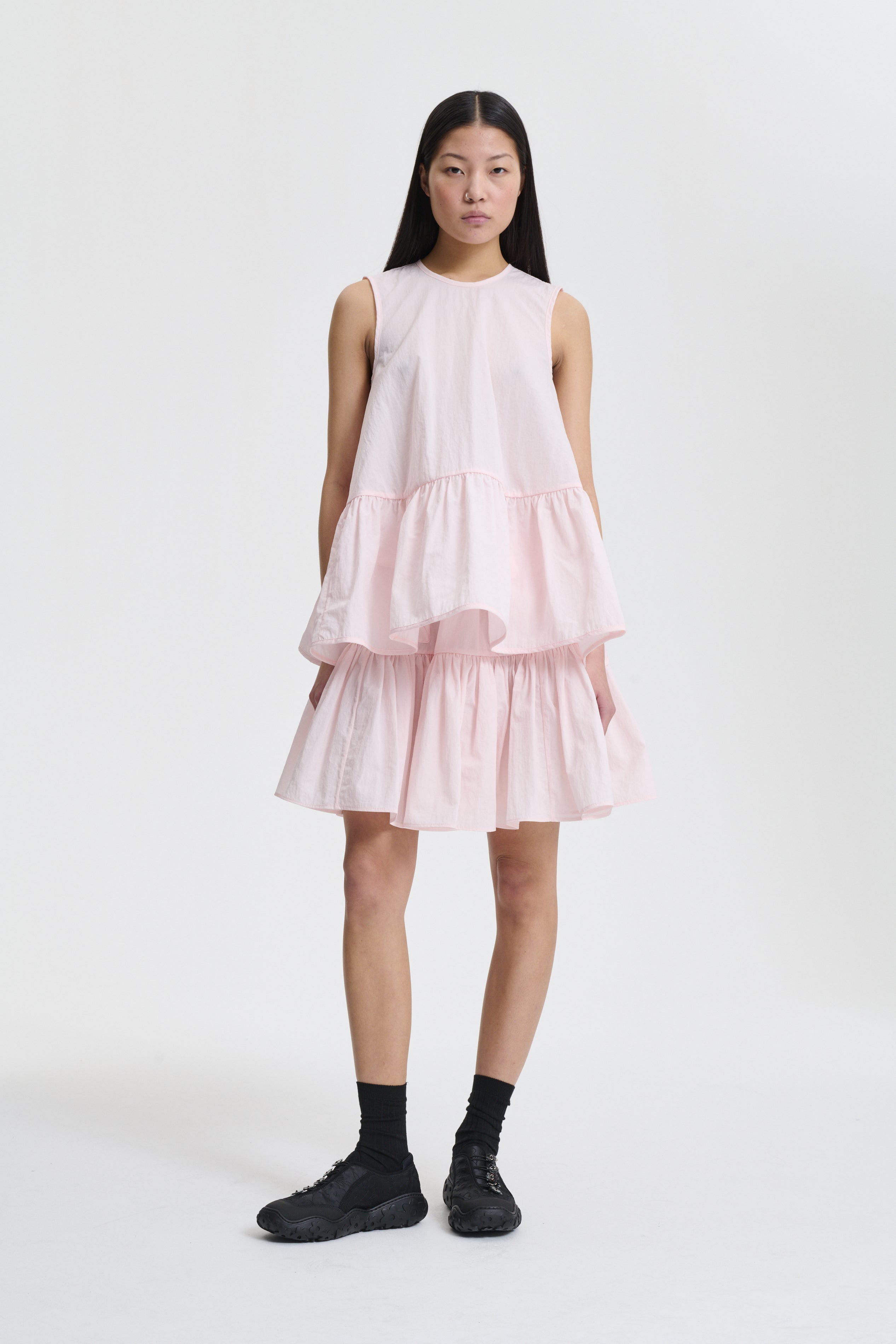 BLAIR | SKIRT RECYCLED TAFFETA BLUSH PINK