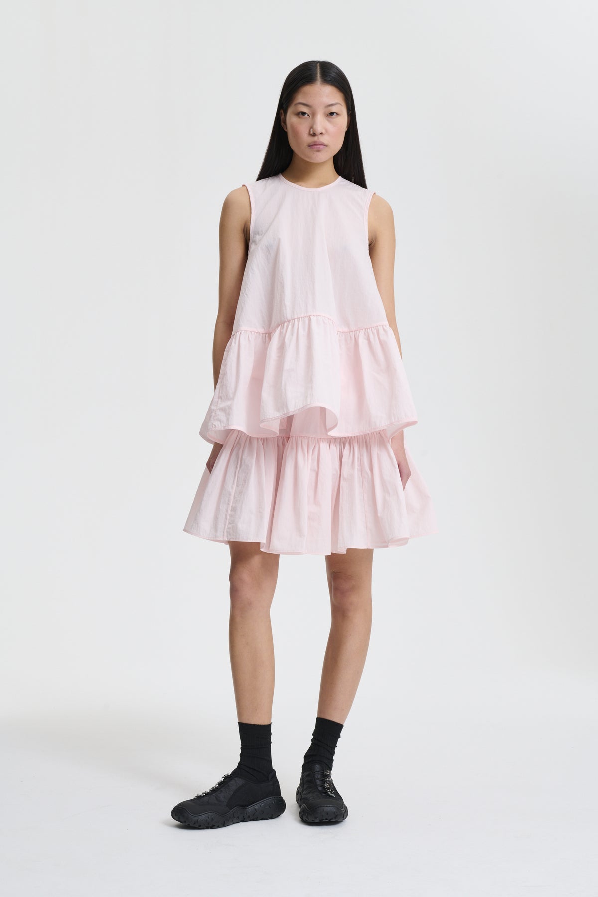 BLAIR | SKIRT RECYCLED TAFFETA BLUSH PINK
