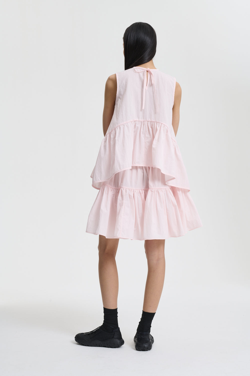 BLAIR | SKIRT RECYCLED TAFFETA BLUSH PINK