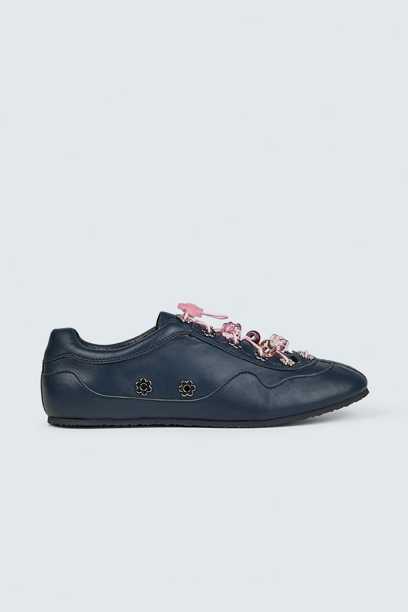 CBBLAISE STUD SNEAKERS NAPPA NAVY