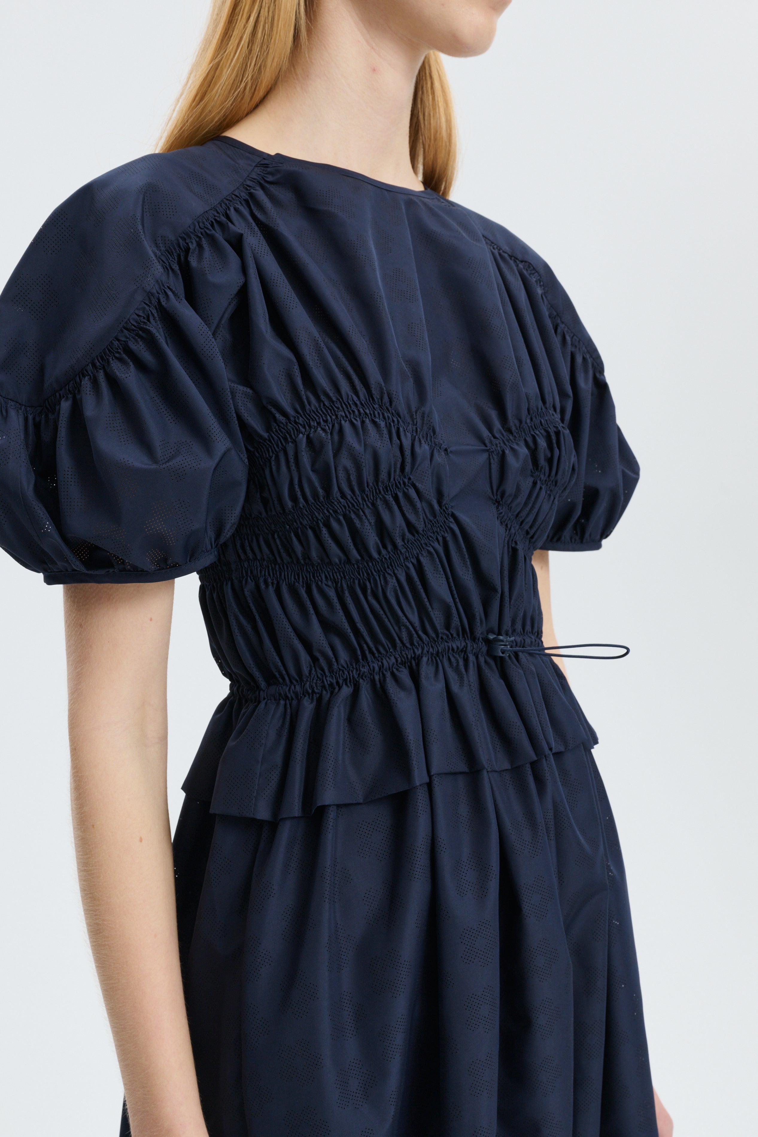 CBBETSY | DRESS PERFORATE WINDFLOWER NAVY