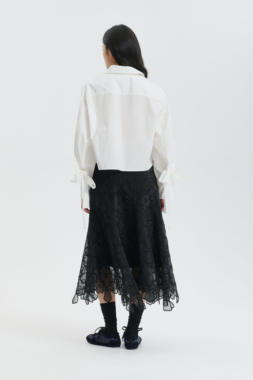 CBFLAVIE | SKIRT CORANITA EMBROIDERY BLACK