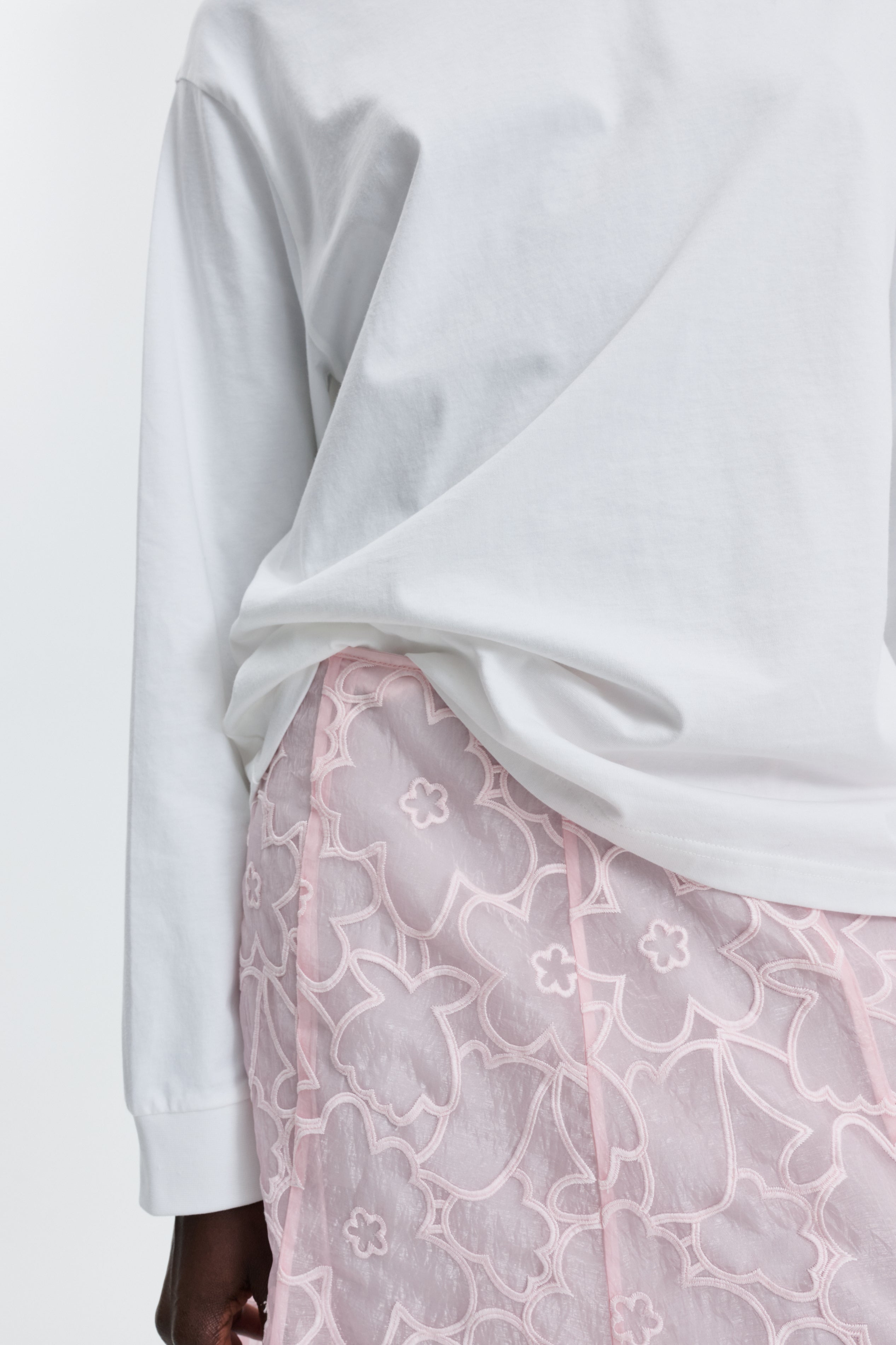 CBFLAVIE | SKIRT CORANITA EMBROIDERY BLUSH PINK