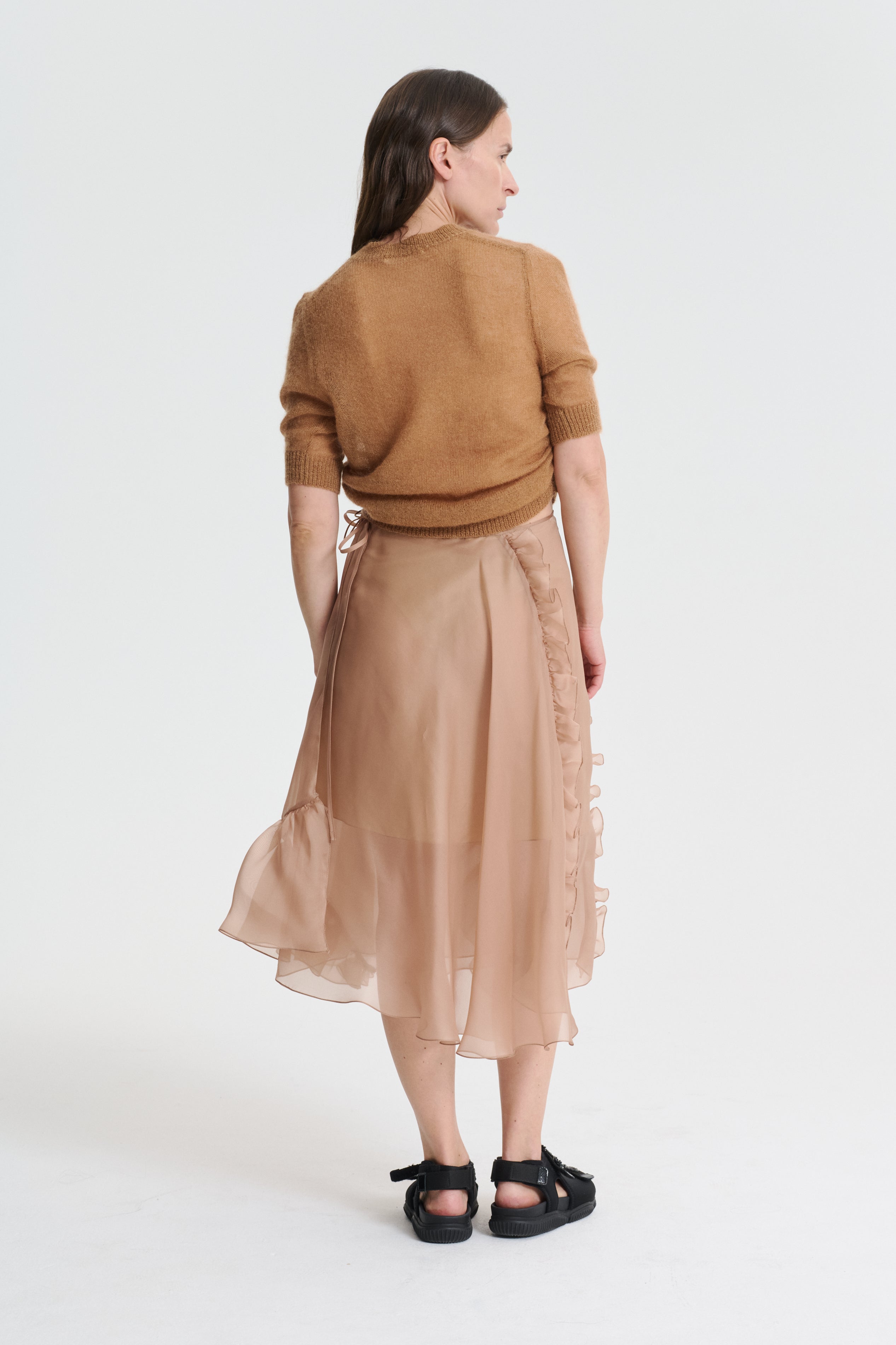 VIDEL | TOP MOHAIR KNIT CHESTNUT