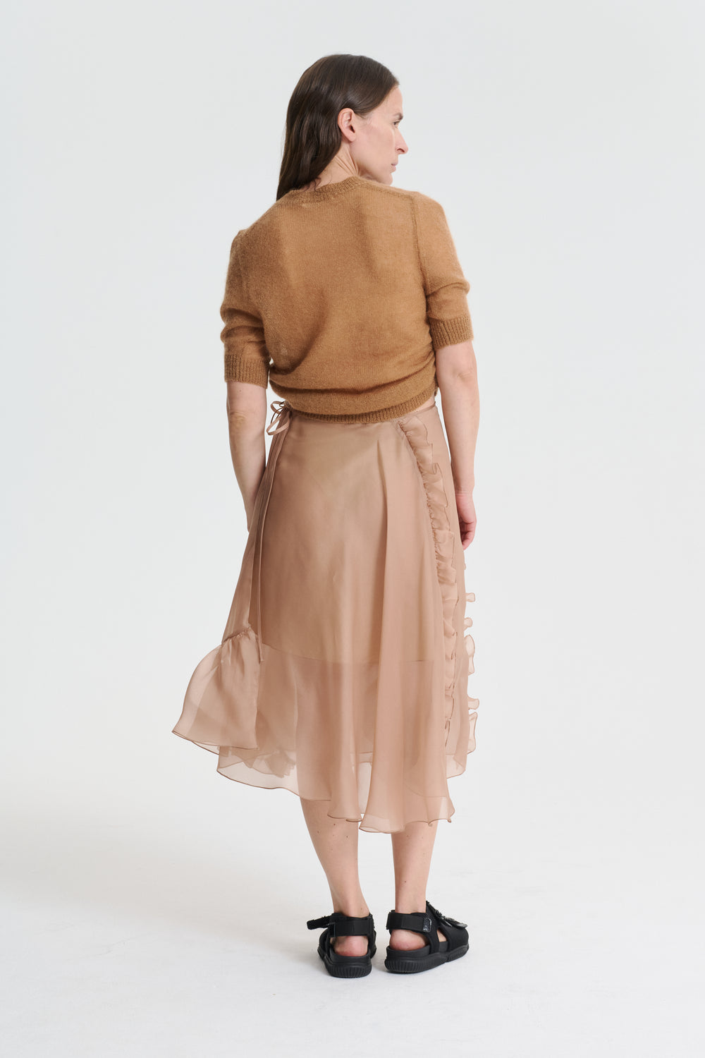 VIDEL | TOP MOHAIR KNIT CHESTNUT