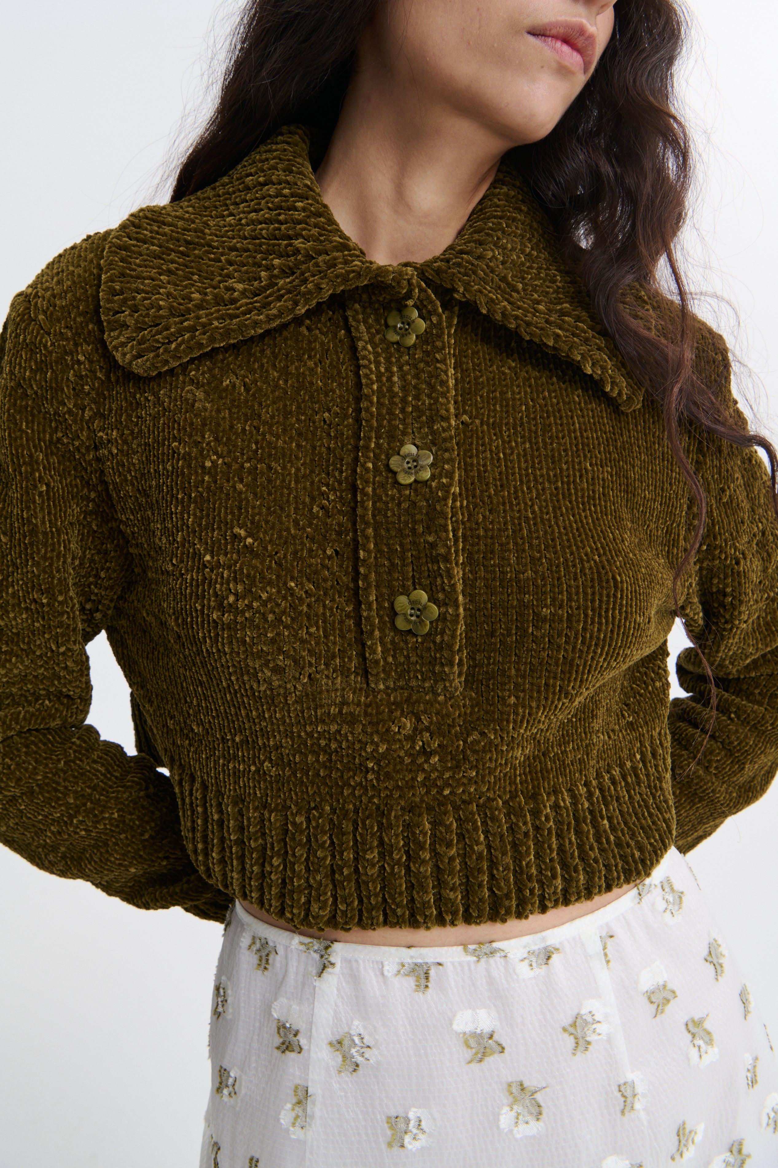 CALLA | JUMPER | VELVET OLIVE GREEN